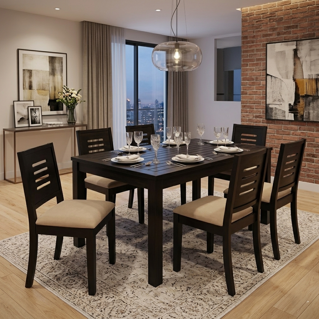 Alex Sheesham Wood Dining Chair
