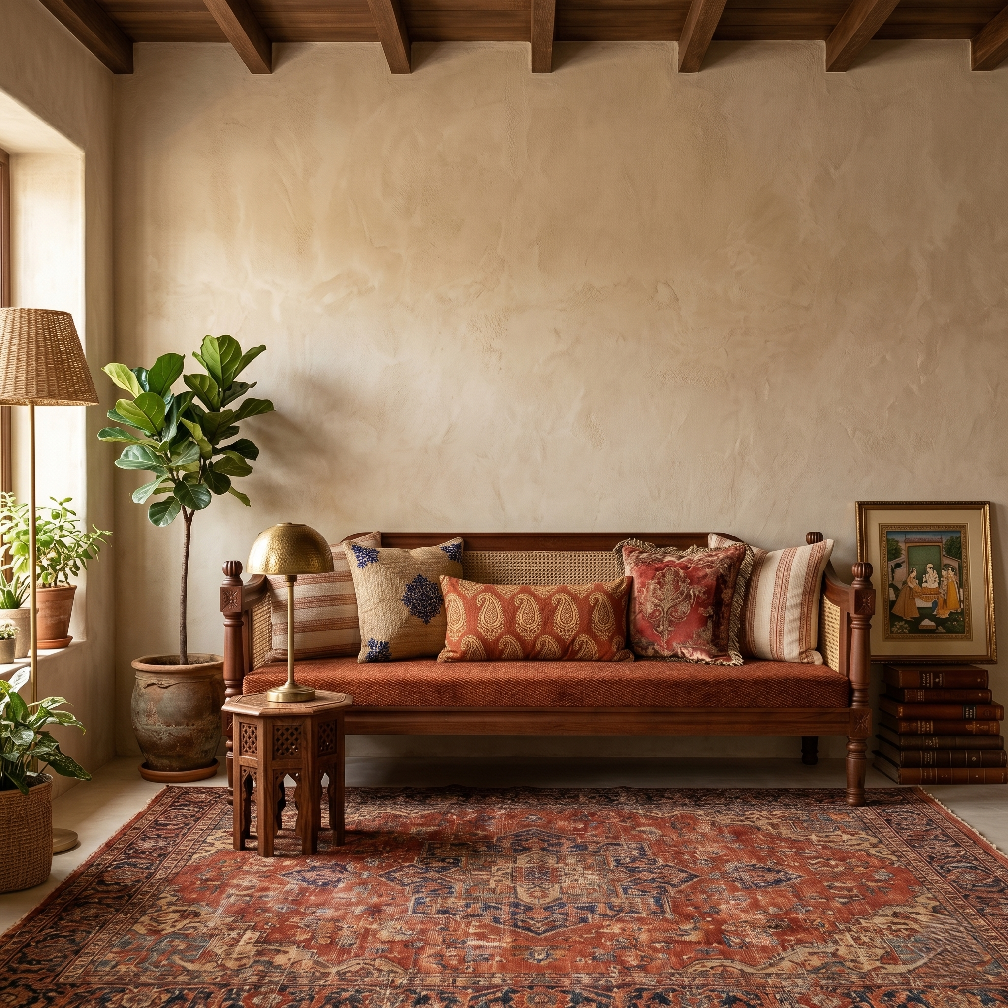 Amelia Solid Wood Daybed/bench
