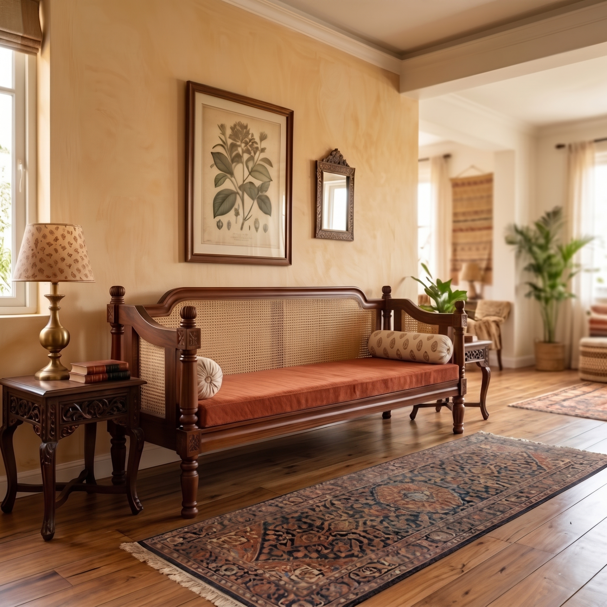 Amelia Solid Wood Daybed/bench