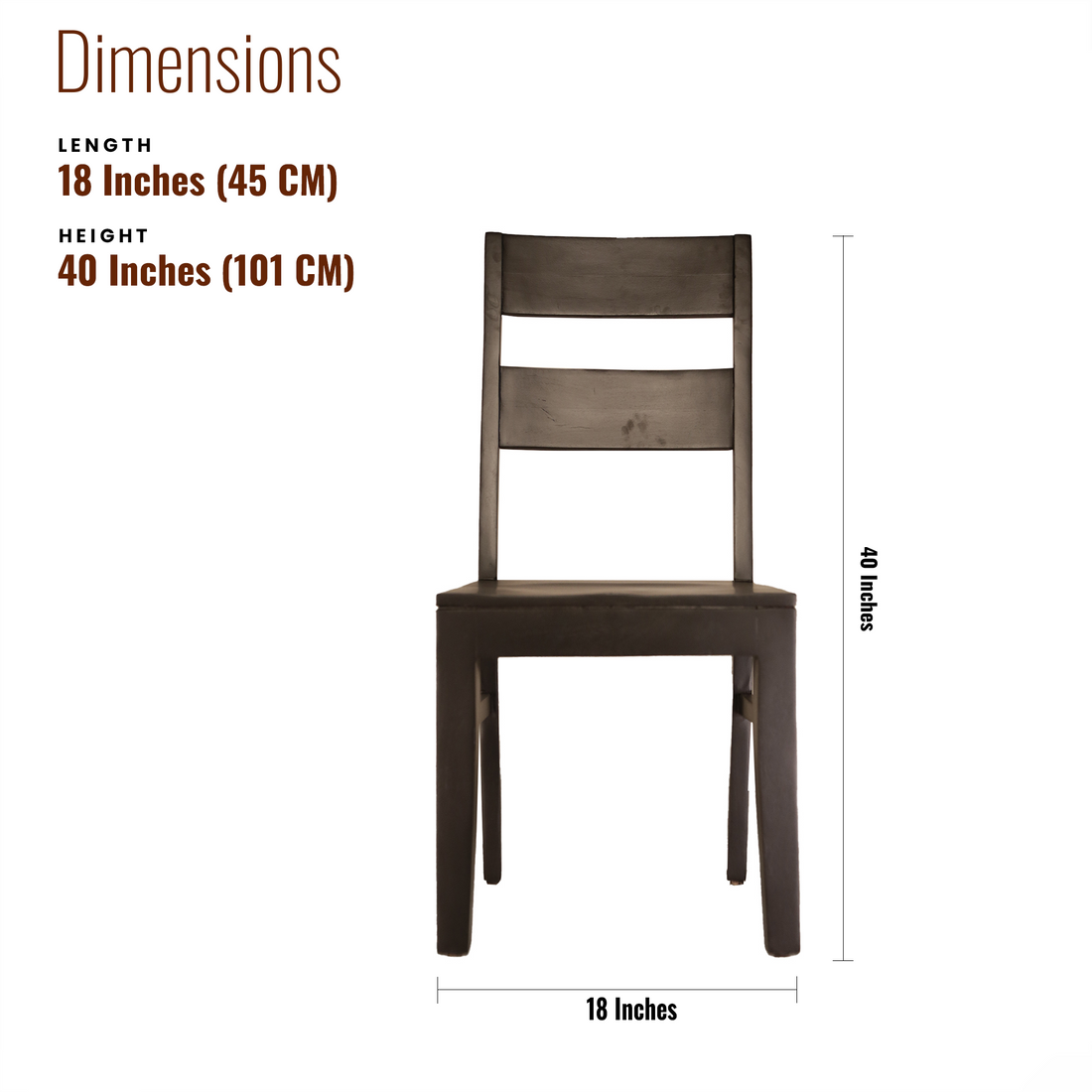 Archer Solid Wood Dining Chair Wood Seat