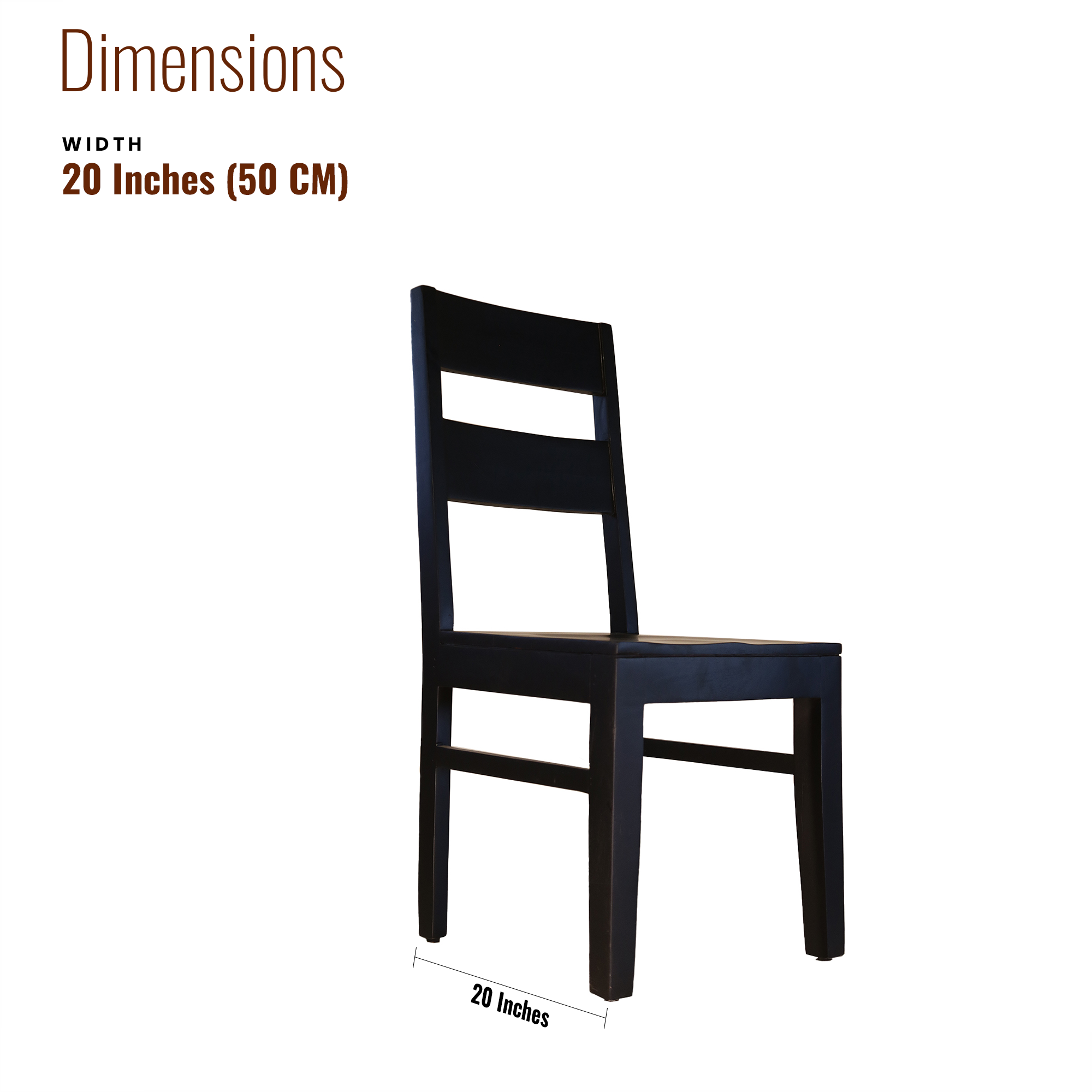 Archer Solid Wood Dining Chair Wood Seat