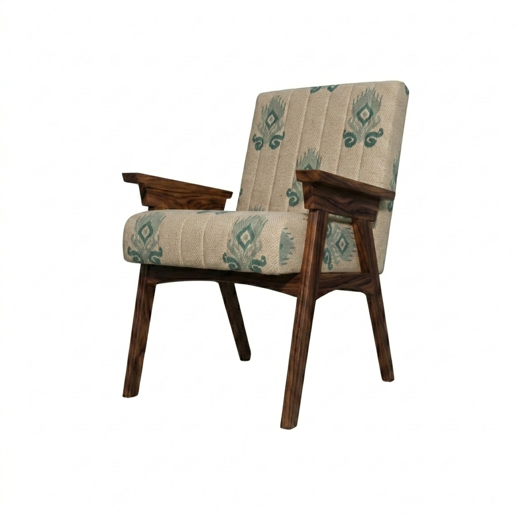 Athena Solid Wood Accent Chair/ Lounge Chair