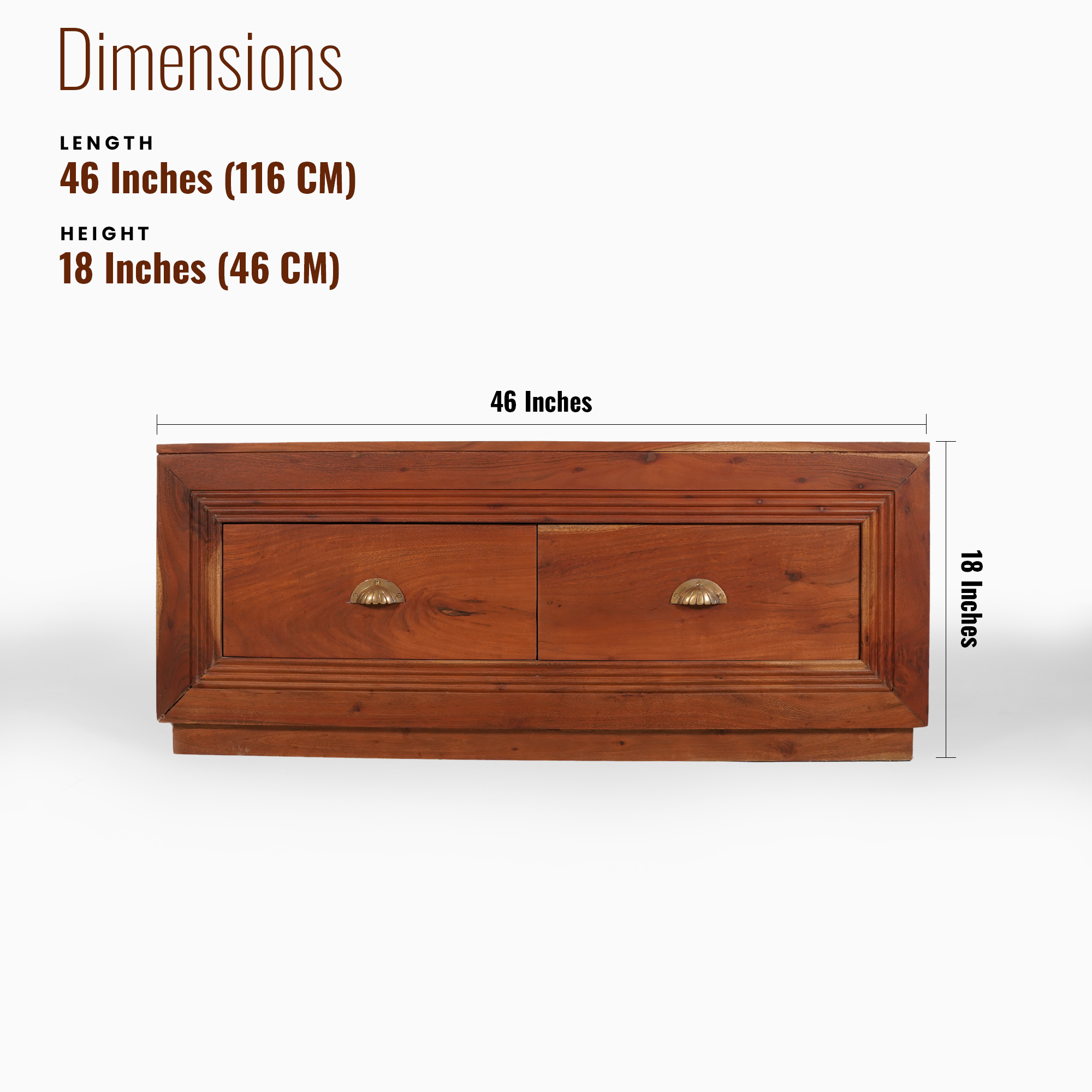 Berlin Solid Wood Center table/ Coffee table