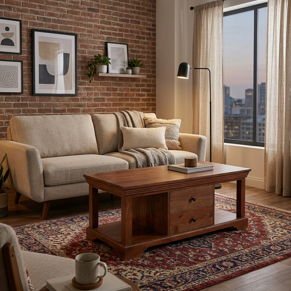 Bradford Sheesham Wood  Center table/ Coffee table