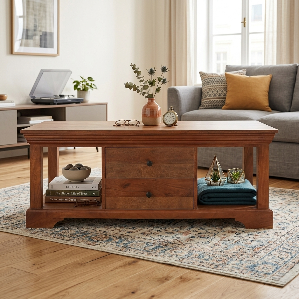 Bradford Sheesham Wood  Center table/ Coffee table