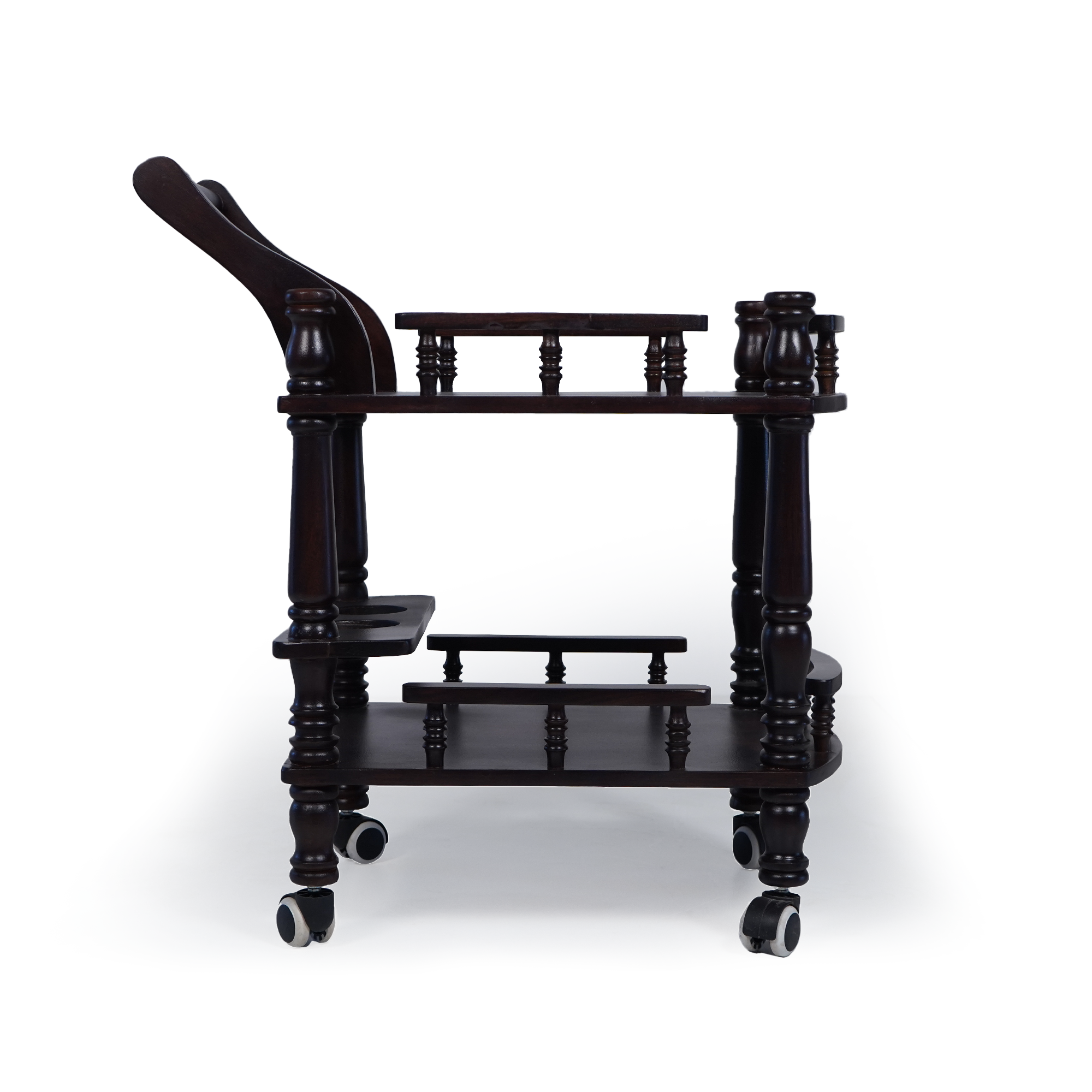 Ceylon Solid Wood Bar/Food Trolley