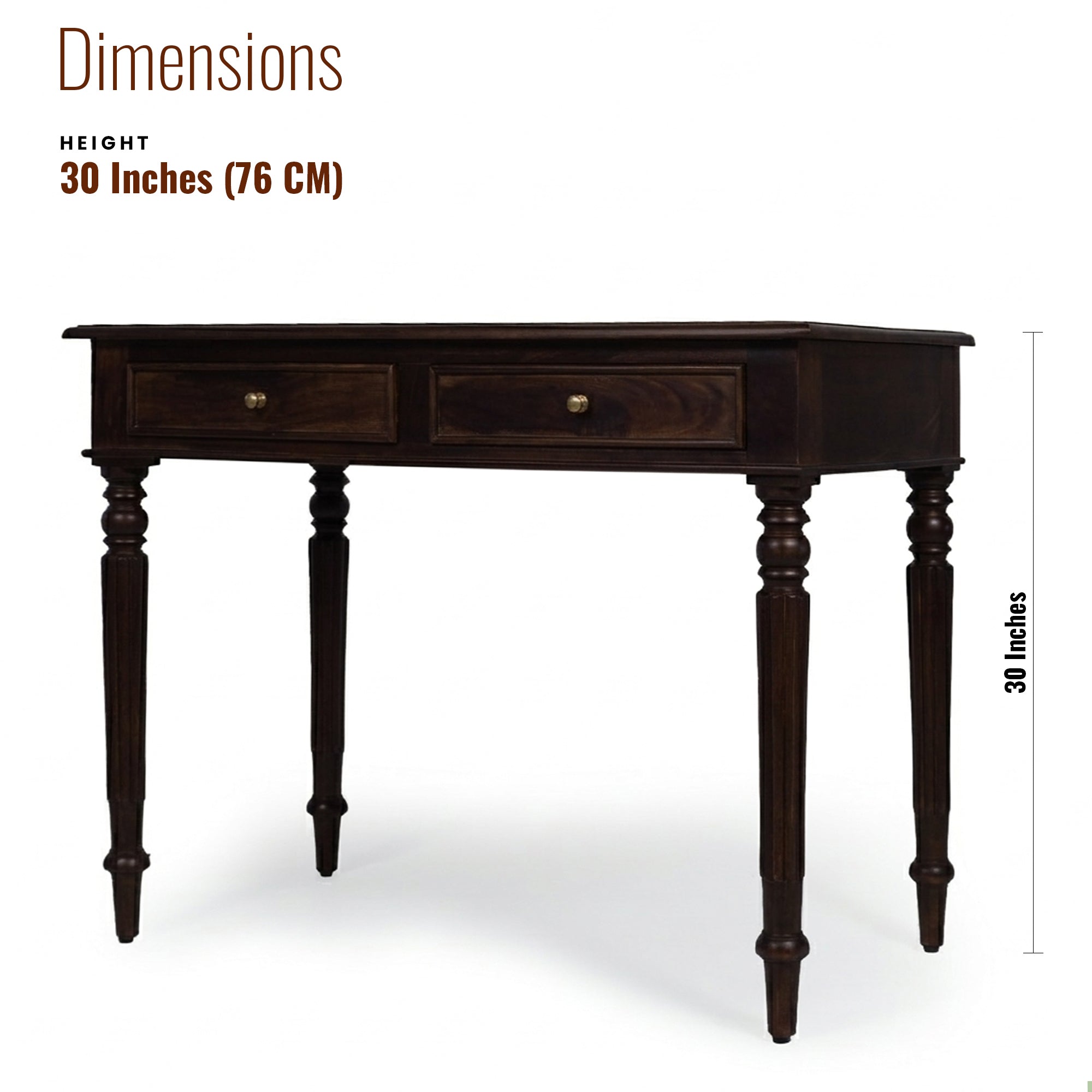 Ceylon Sheesham Wood  Study Table/ Console Table