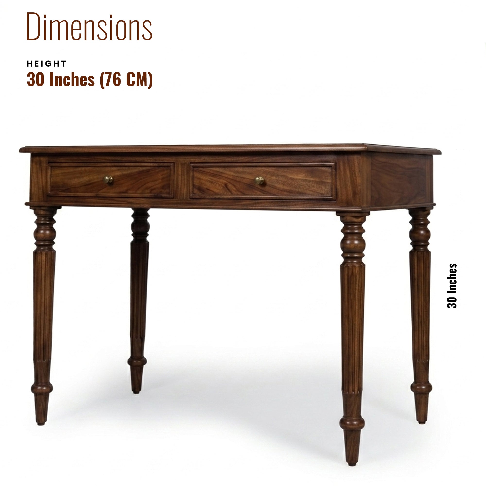 Ceylon Sheesham Wood  Study Table/ Console Table