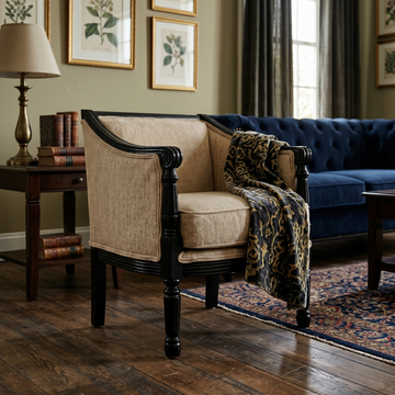 Ceylon Sheesham Wood  Armchair