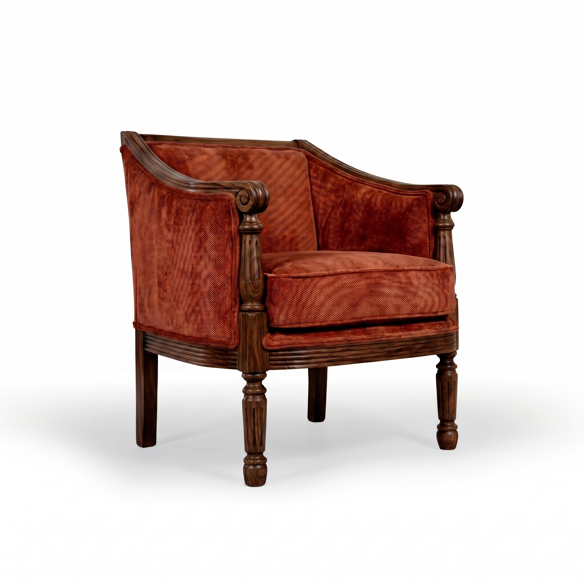 Ceylon Sheesham Wood  Armchair