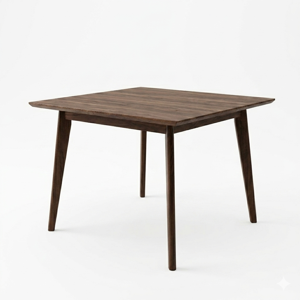 Charlie Sheesham Wood Dining Table/ Four Seater
