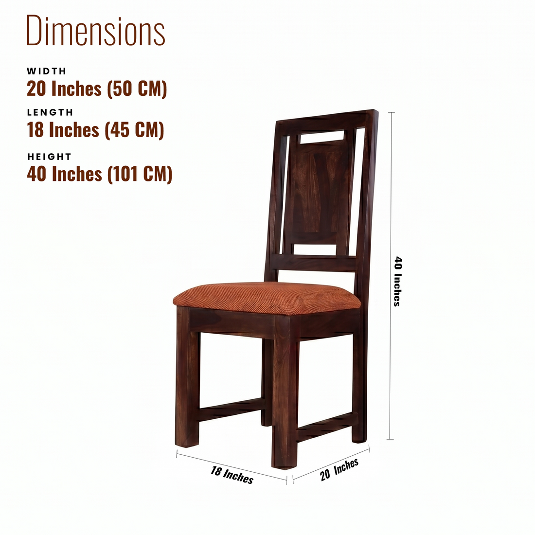 Harper Sheesham Wood Dining Chair