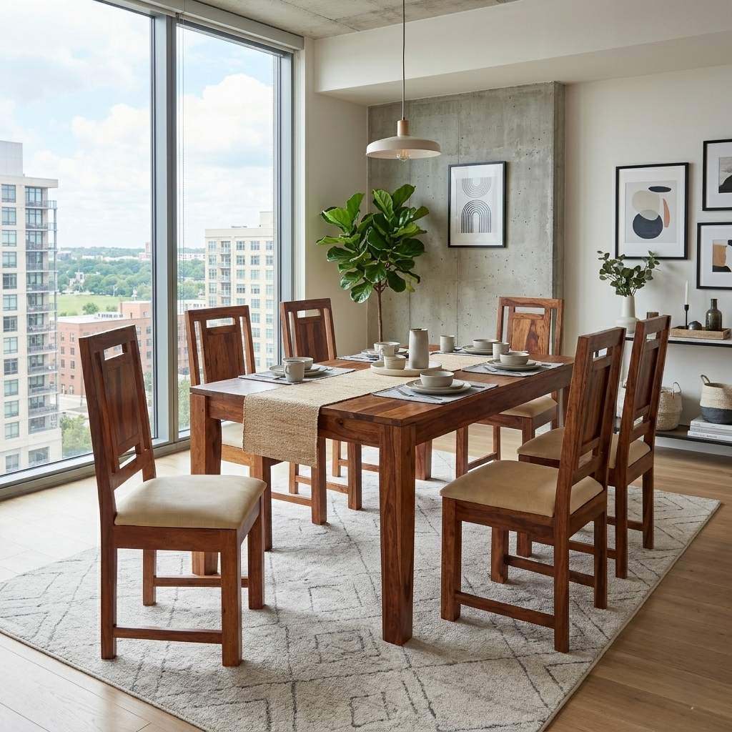 Harper Sheesham Wood Dining Chair