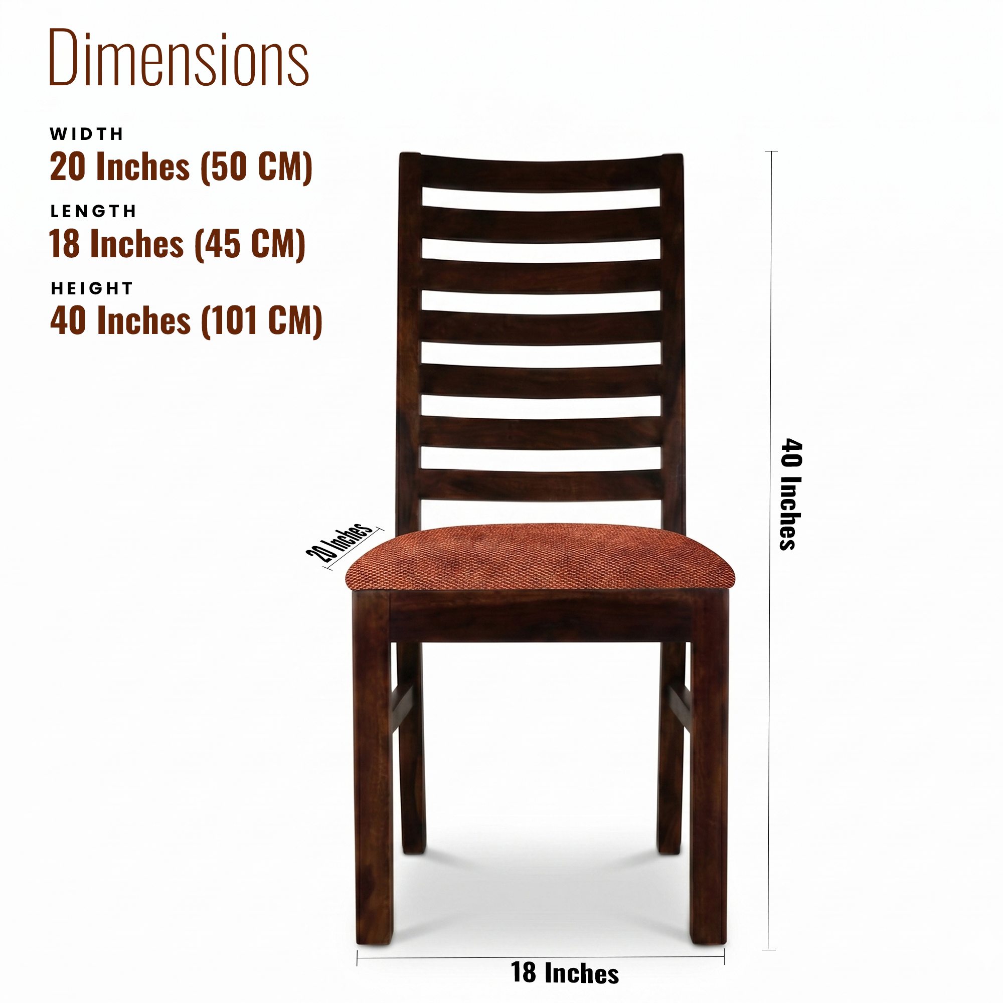 Harry Sheesham Wood Dining Chair
