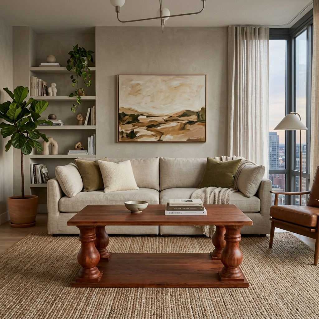 Henry Solid Wood Center table/ Coffee table