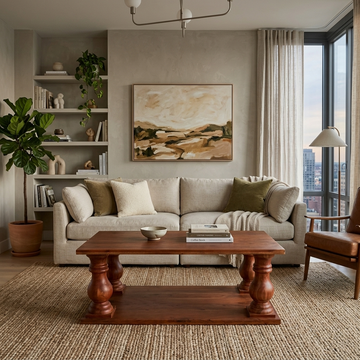 Henry Solid Wood Center table/ Coffee table