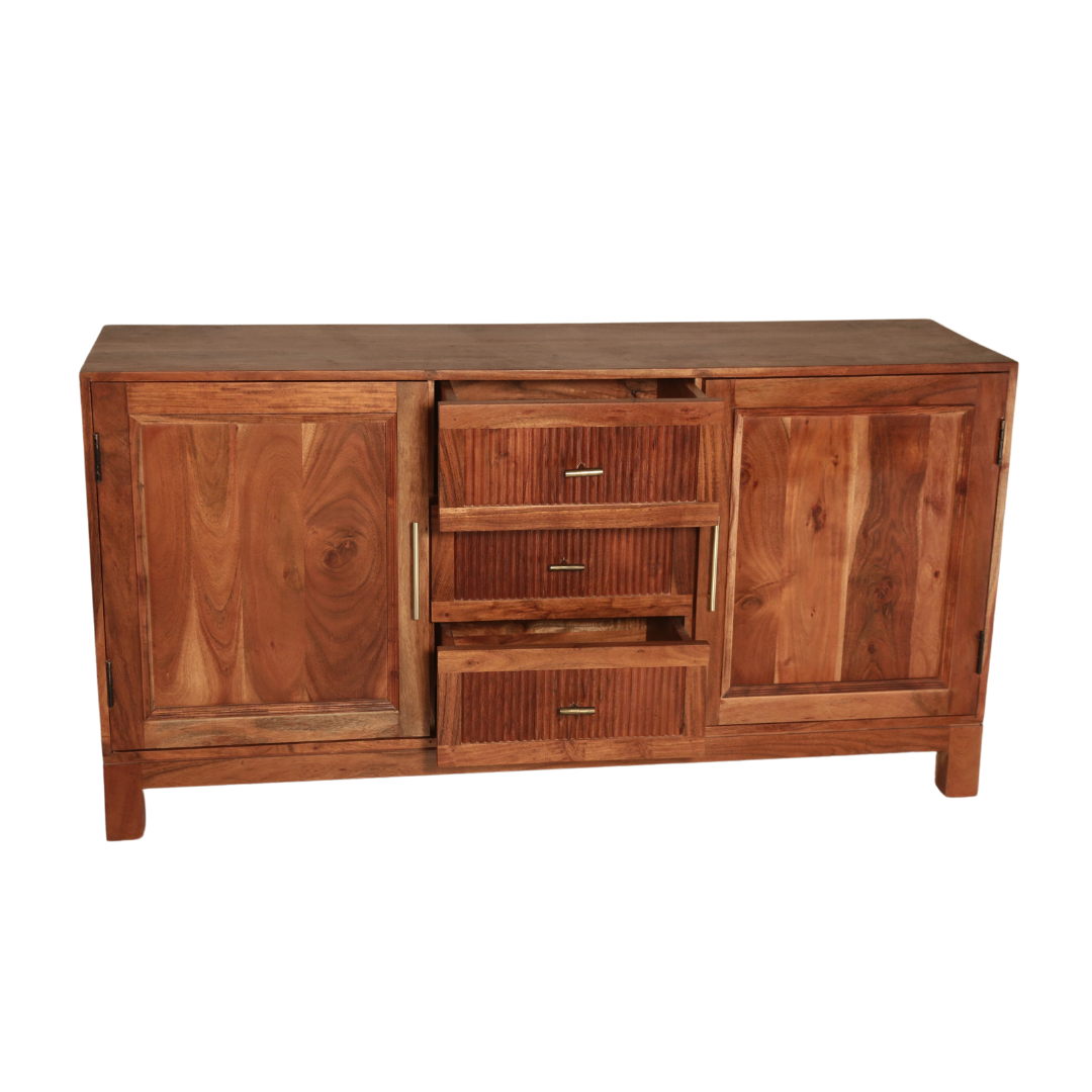 Kyle Solid Wood Sideboard 2 Door 3 Drawer