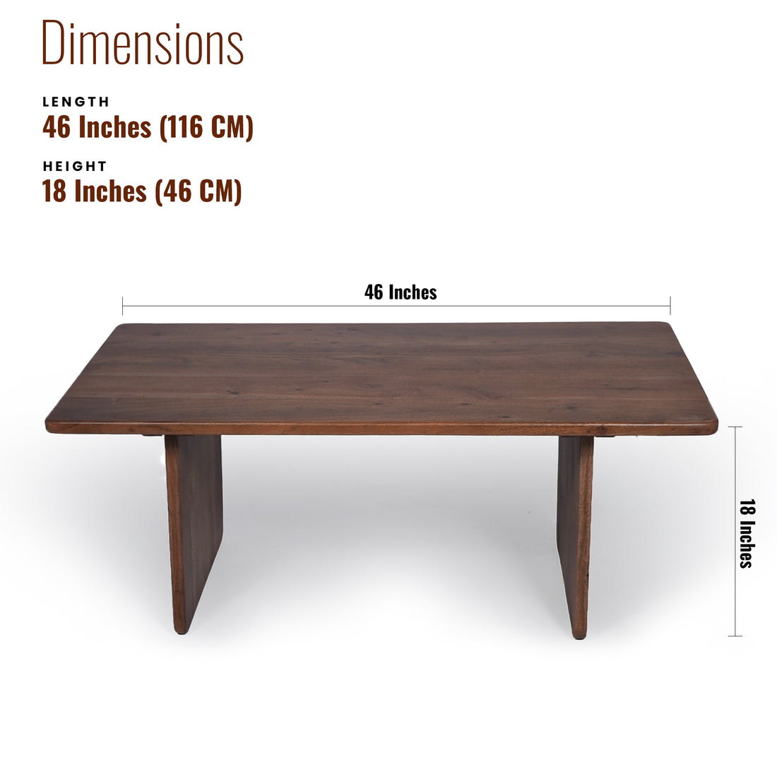 Levi Solid Wood Center table/ Coffee table