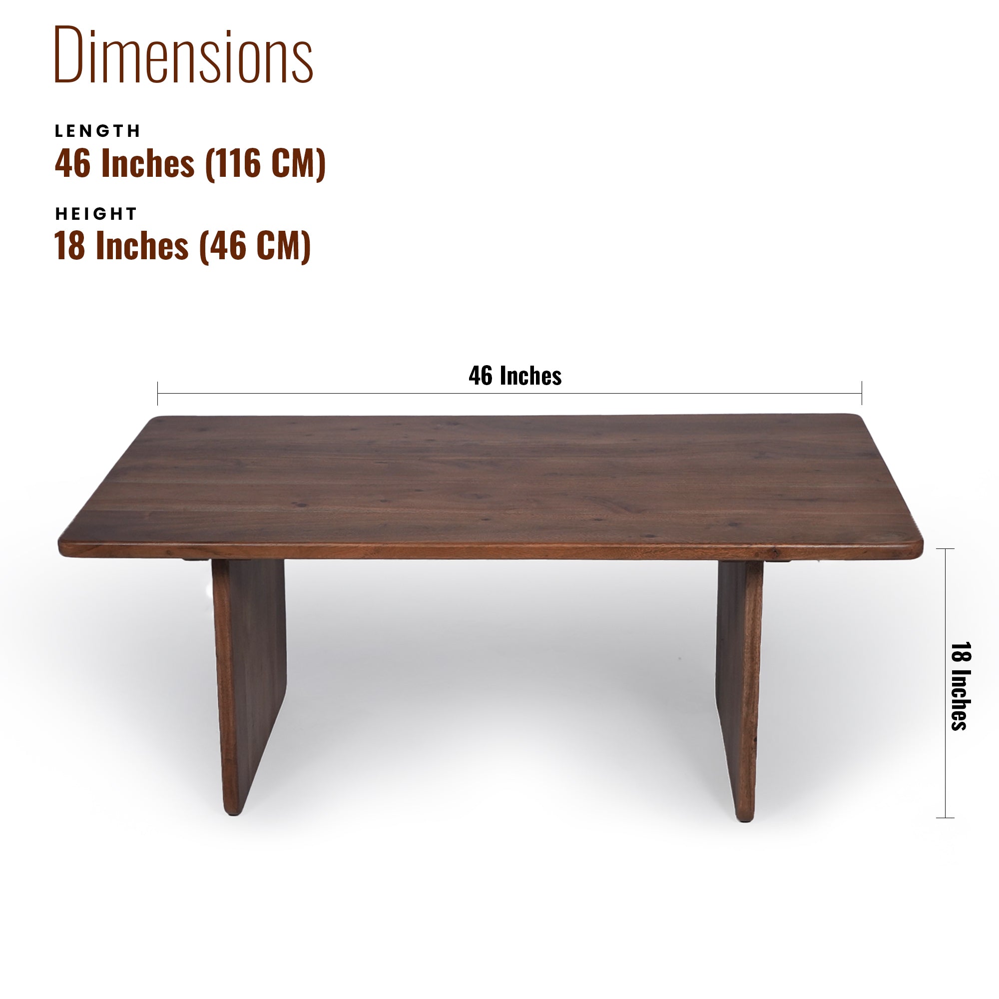 Levi Solid Wood Center table/ Coffee table