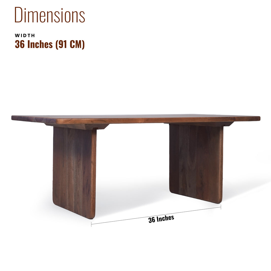 Levi Solid Wood Dining Table/ Six Seater