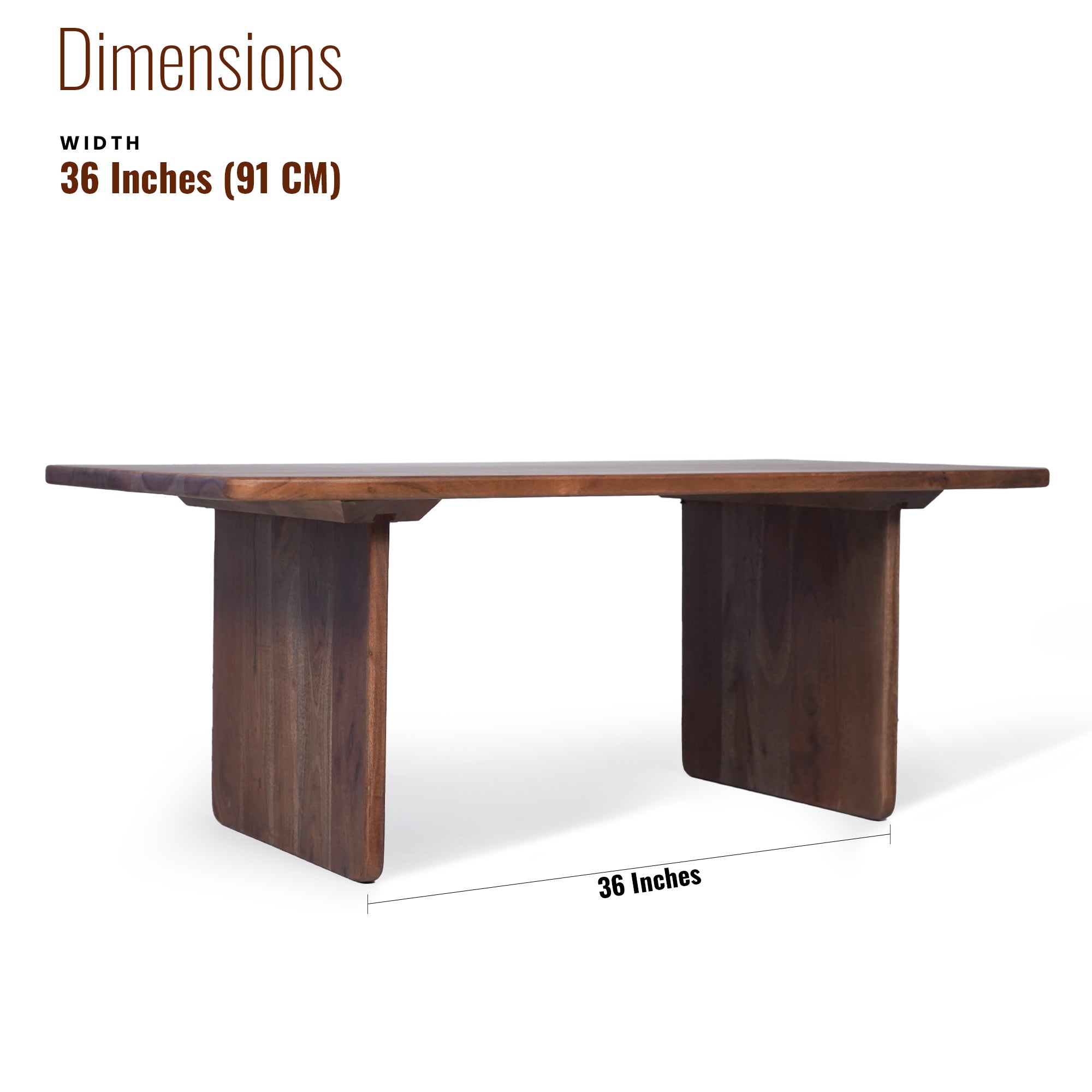 Levi Solid Wood Dining Table/ Six Seater
