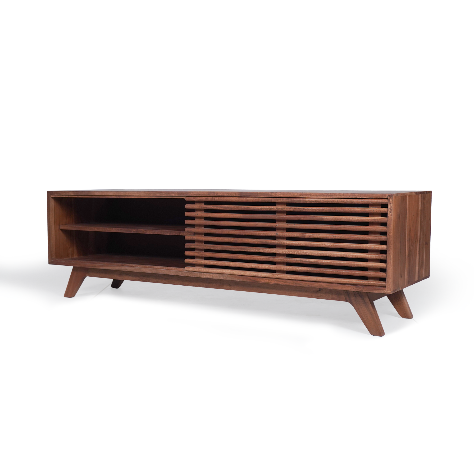 Luxor Solid Wood  TV Unit with Sliding Door