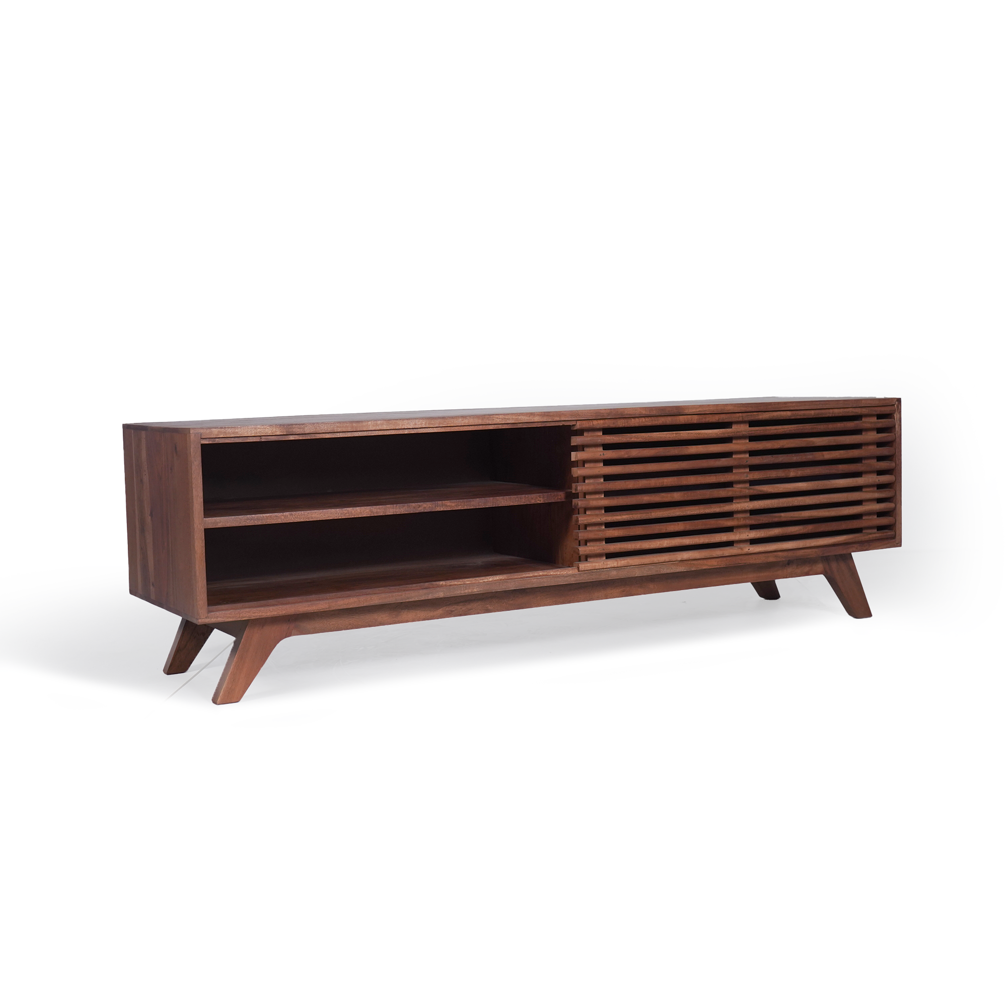 Luxor Solid Wood  TV Unit with Sliding Door