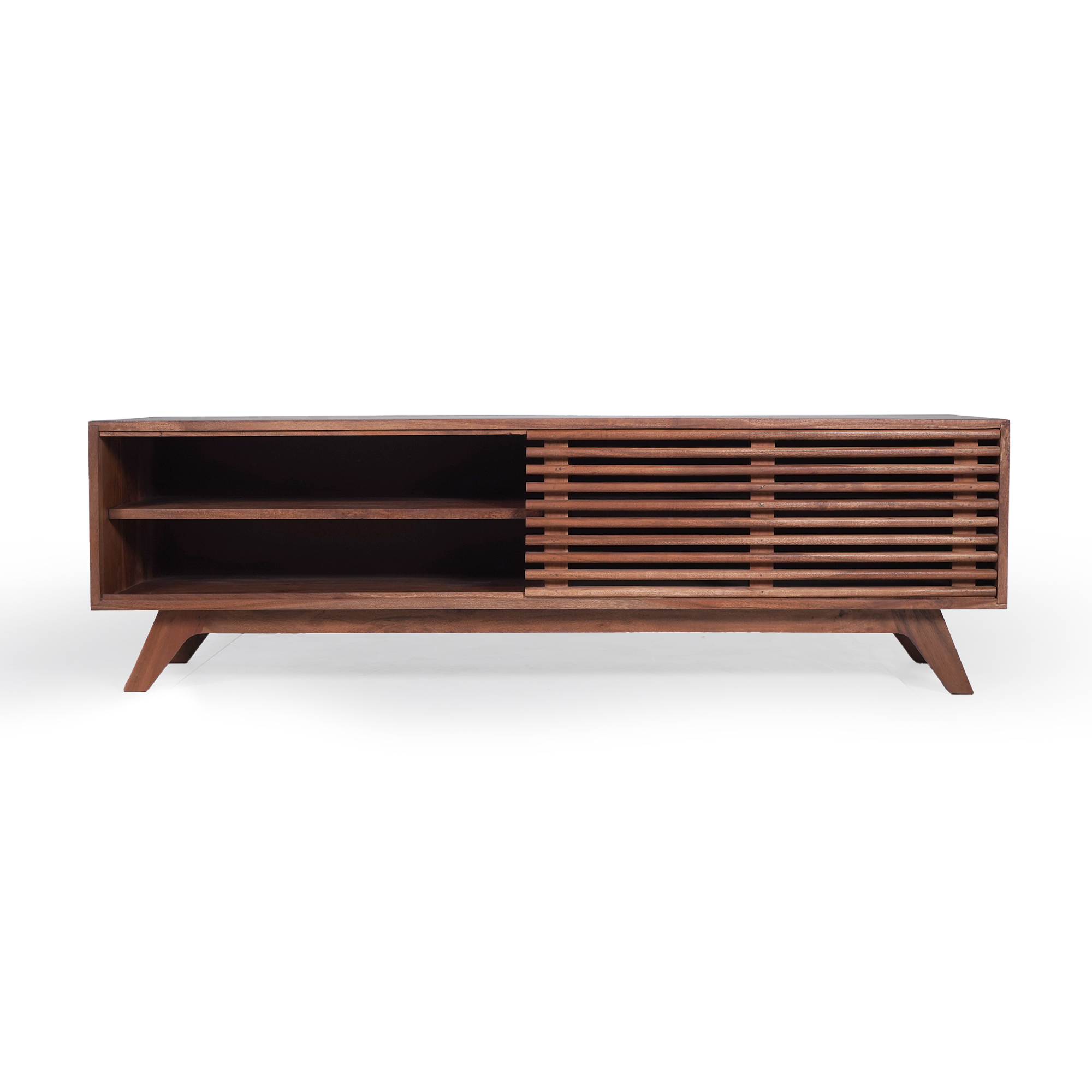 Luxor Solid Wood  TV Unit with Sliding Door