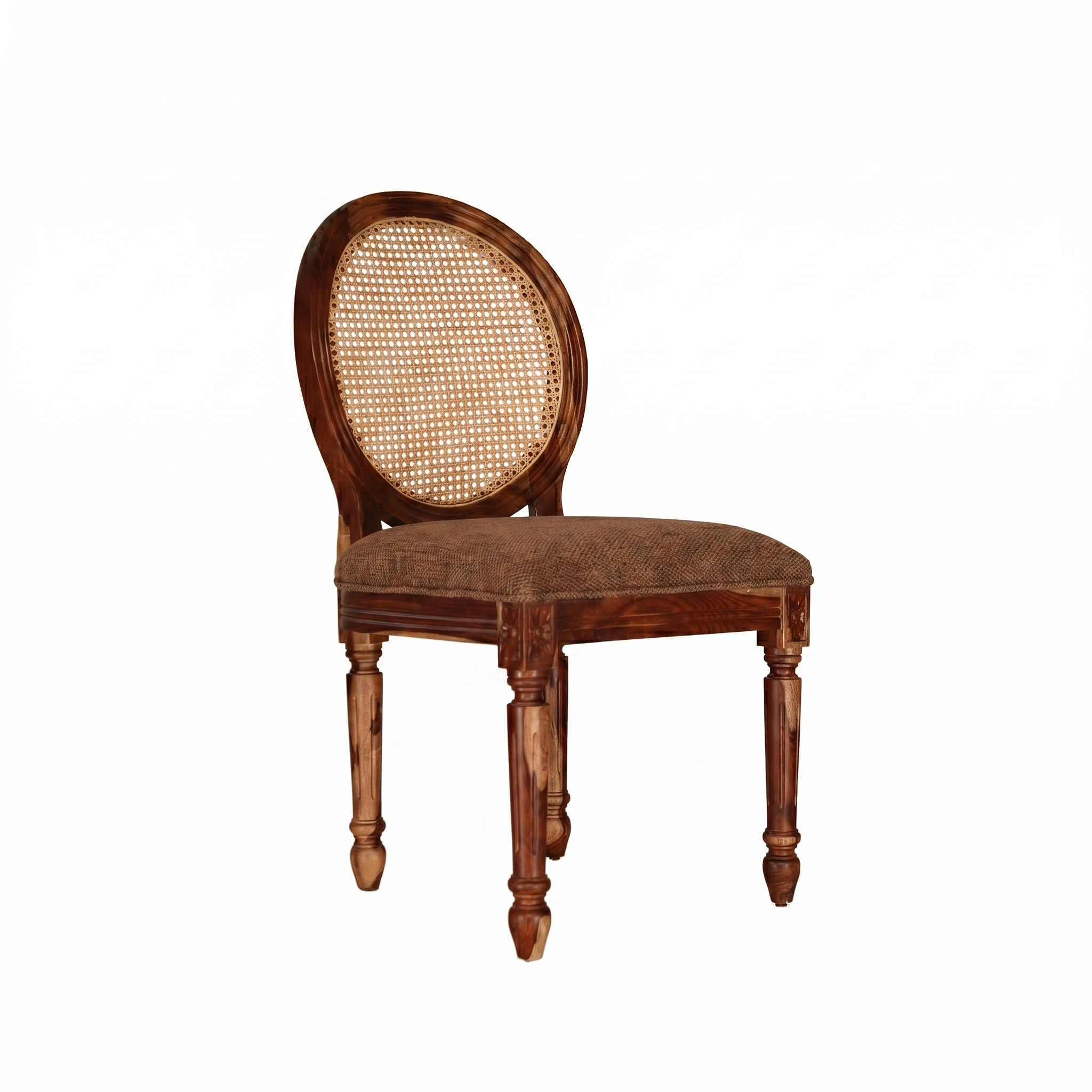 Lyon Sheesham Wood Dining Chair Cane back