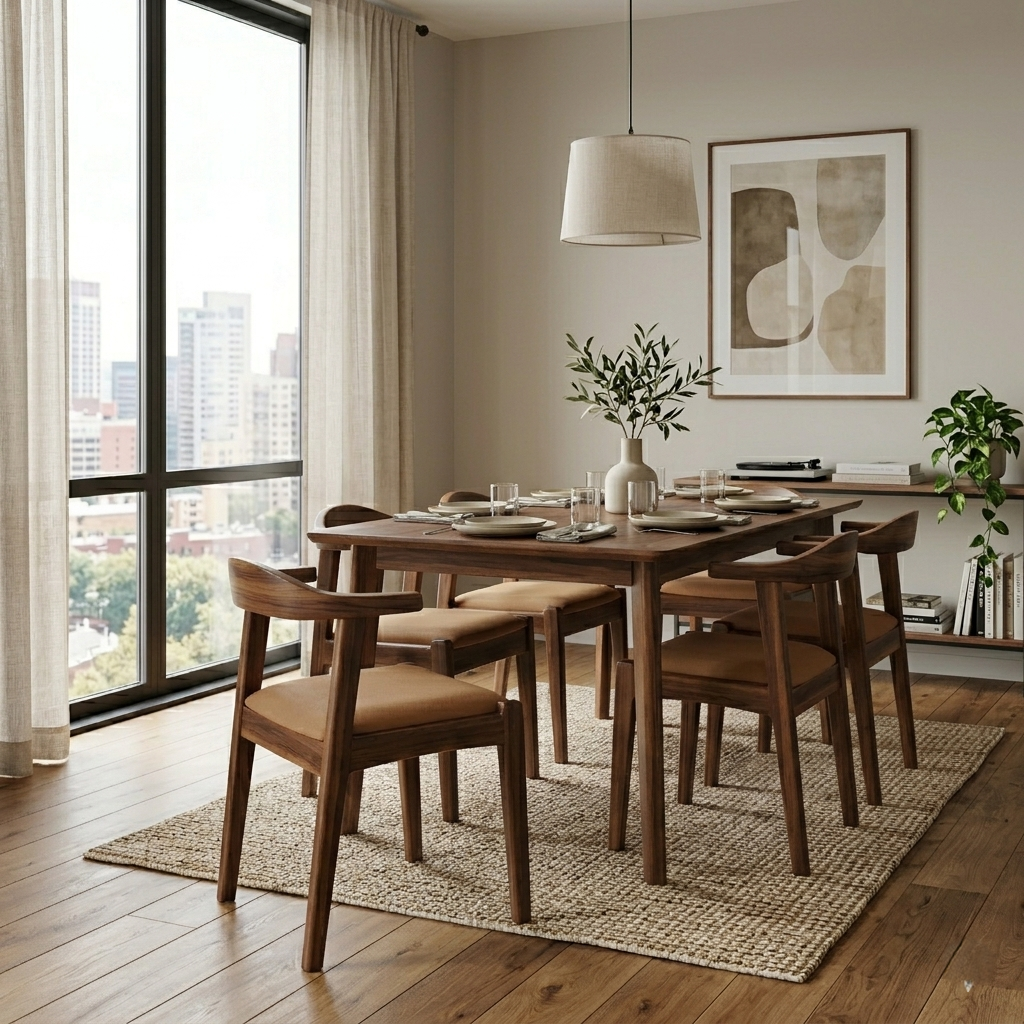 Mimo Solid Wood  Dining Chair