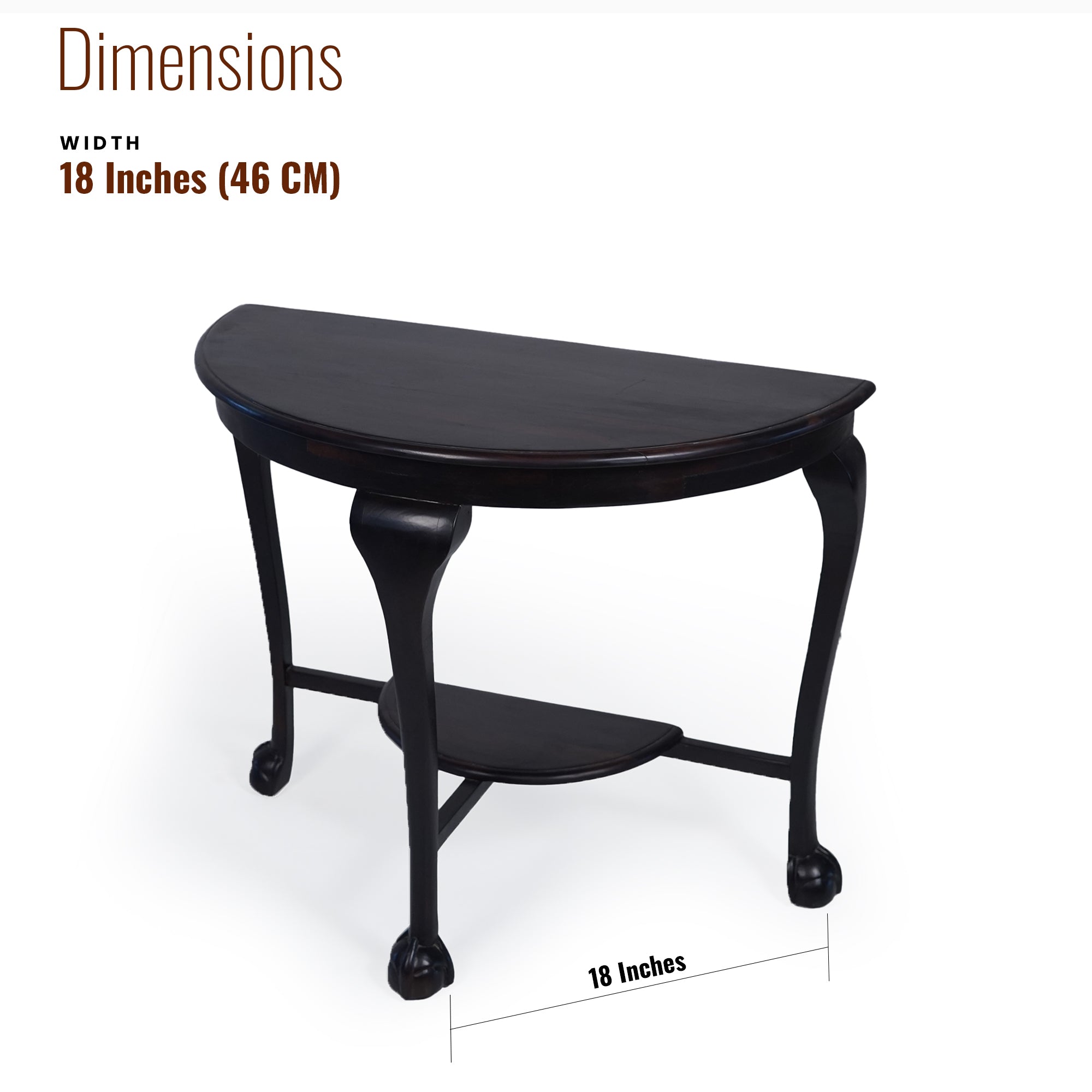 Orbit Solid Wood Console table