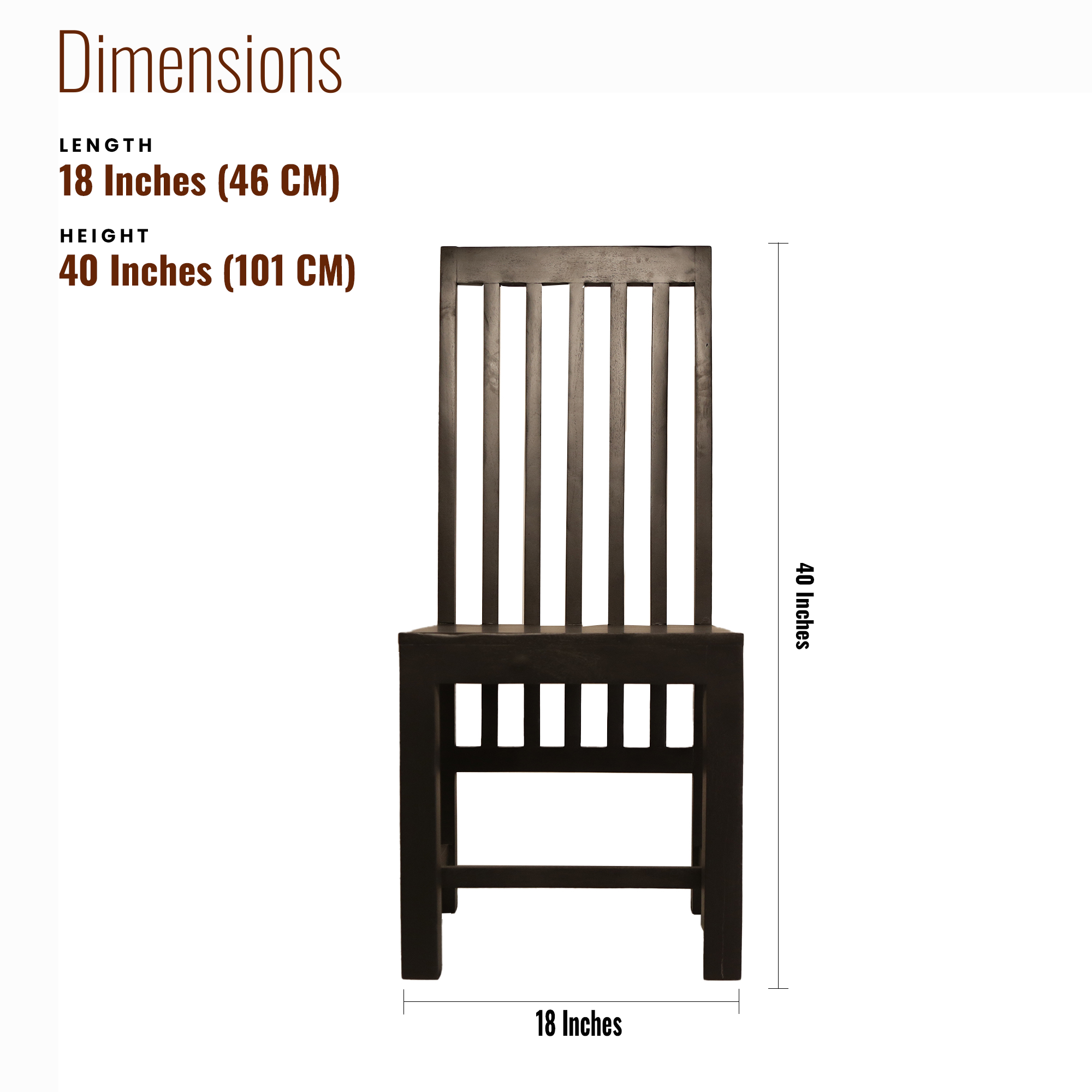 Owen Sheesham Wood Dining Chair