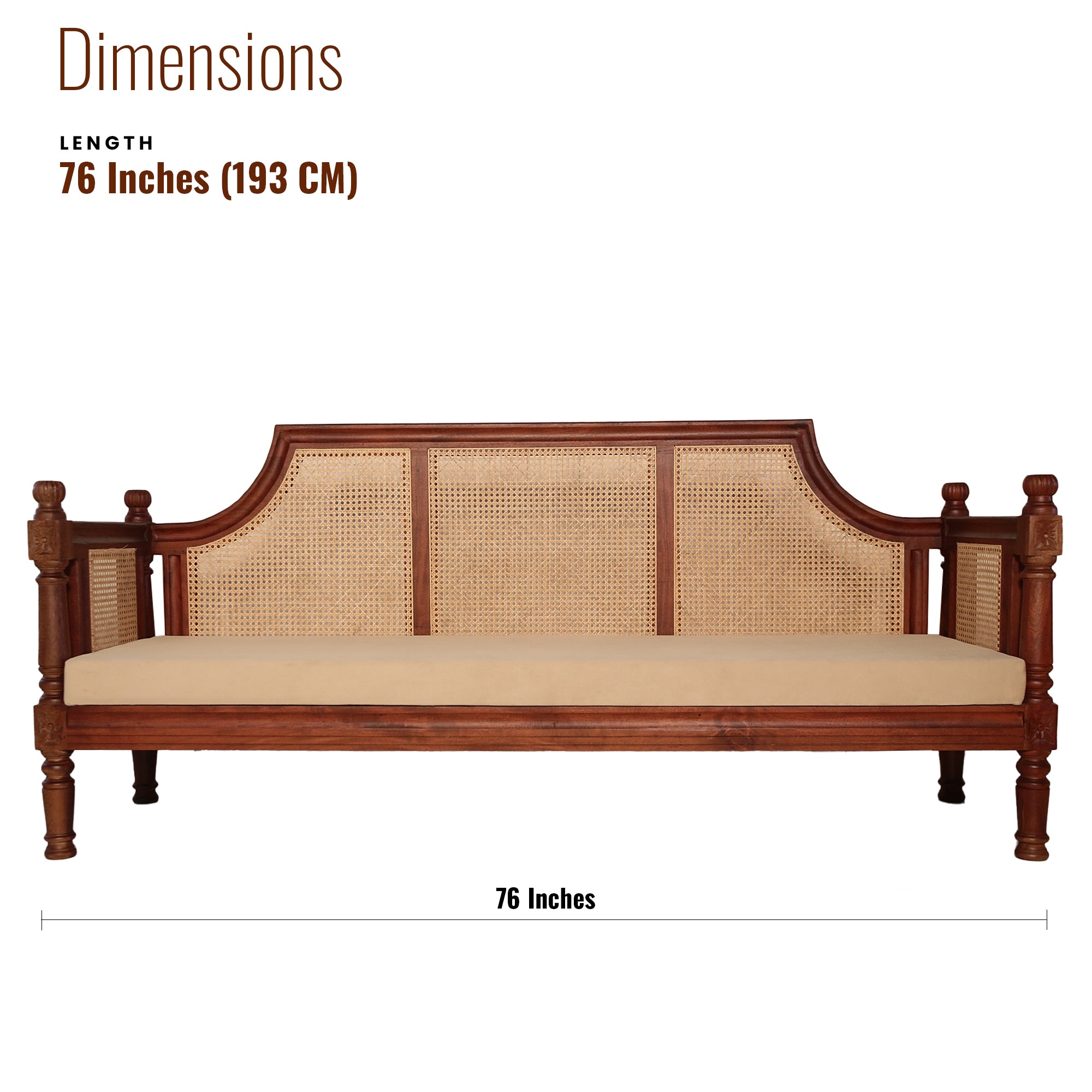 Paradise Solid Wood  Daybed/Bench