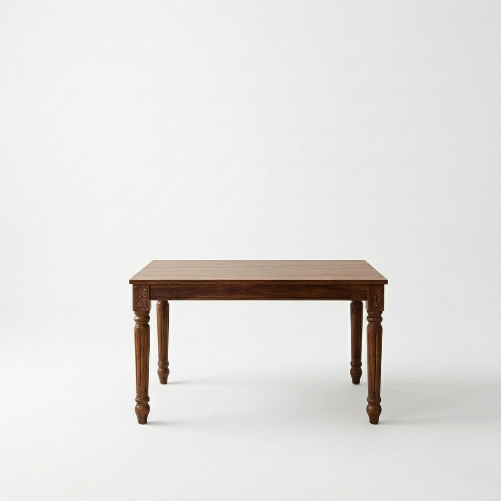 Paris Sheesham Wood Dining Table/ Six Seater