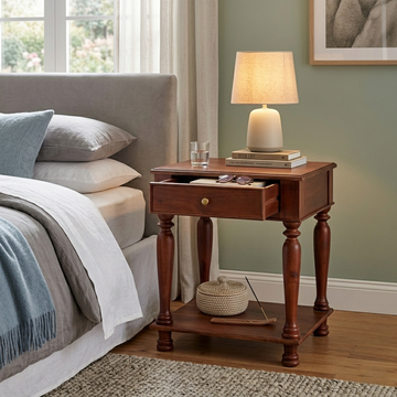 Phillipe Solid Wood Bedside table