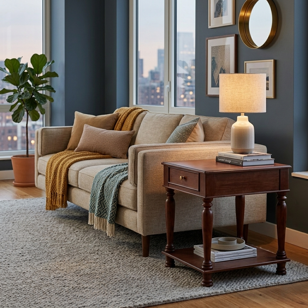 Phillipe Solid Wood Bedside table