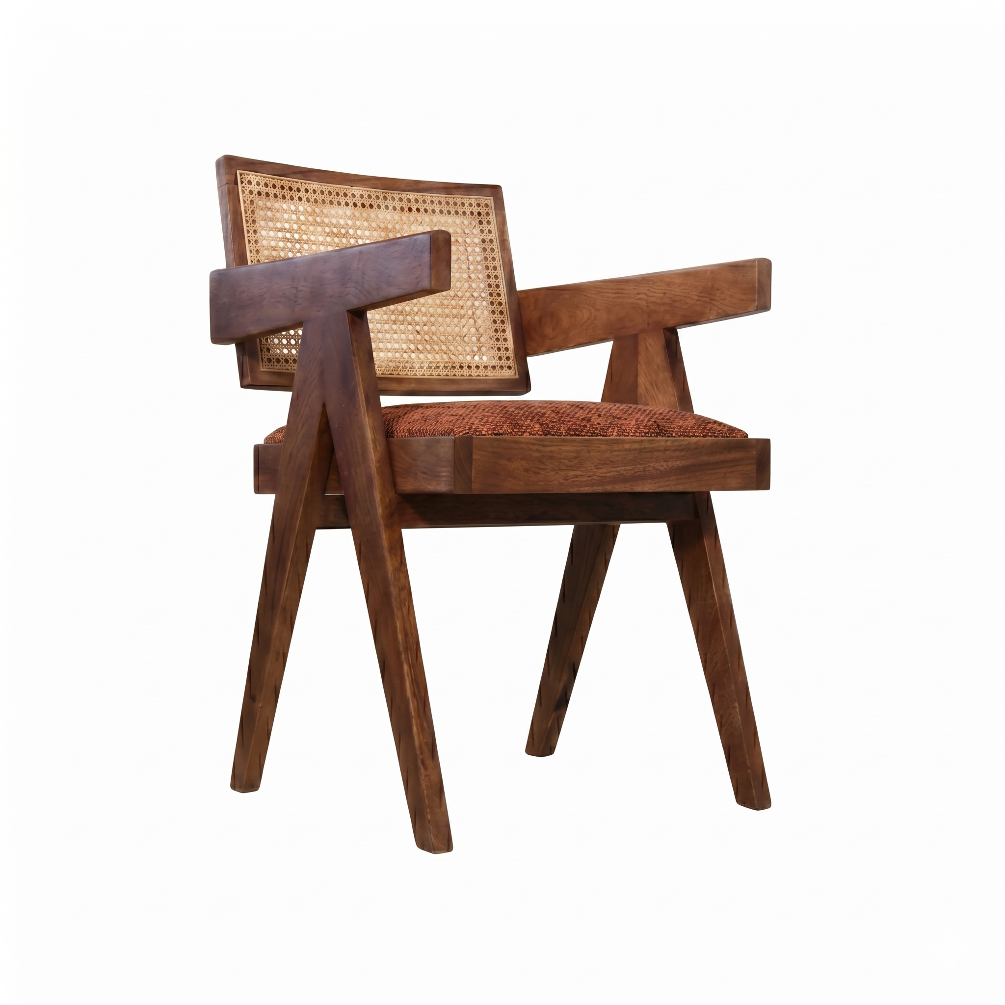 Pierre Solid Wood Dining Chair with Arms