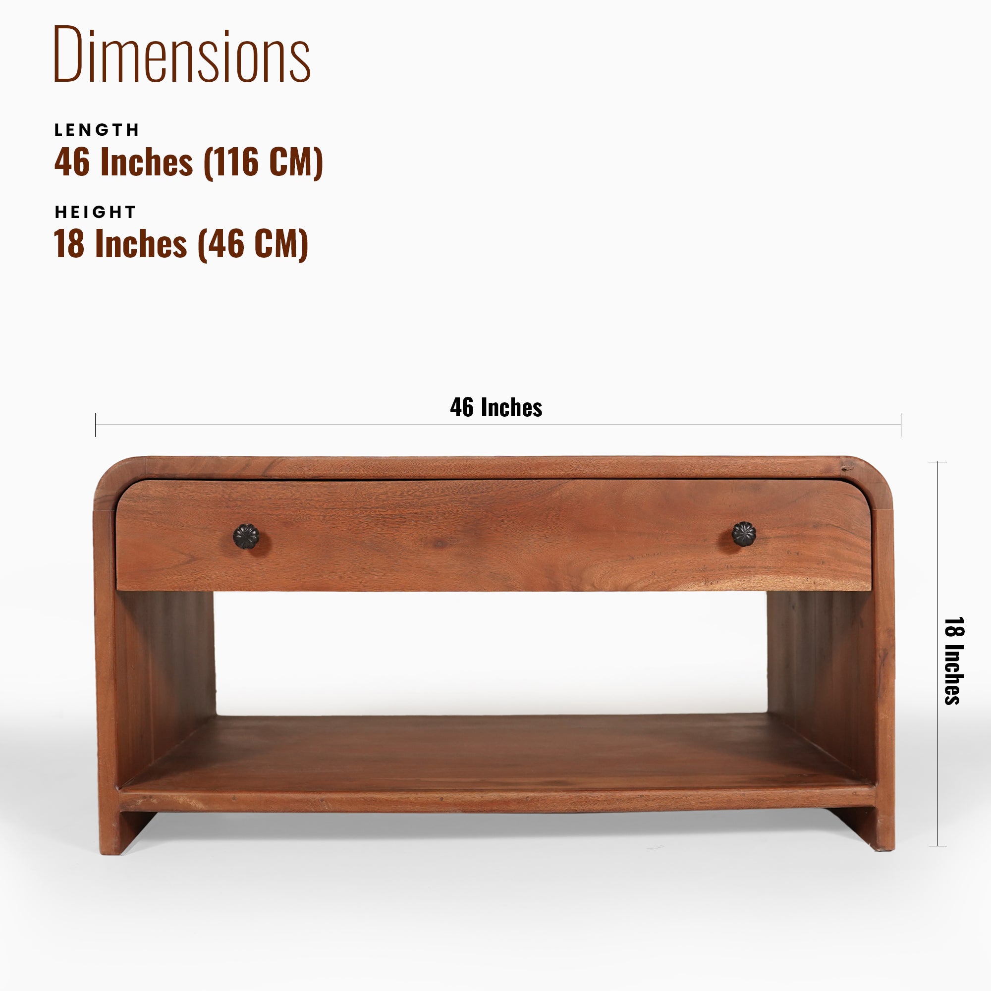 Regan Solid Wood Center table/ Coffee table