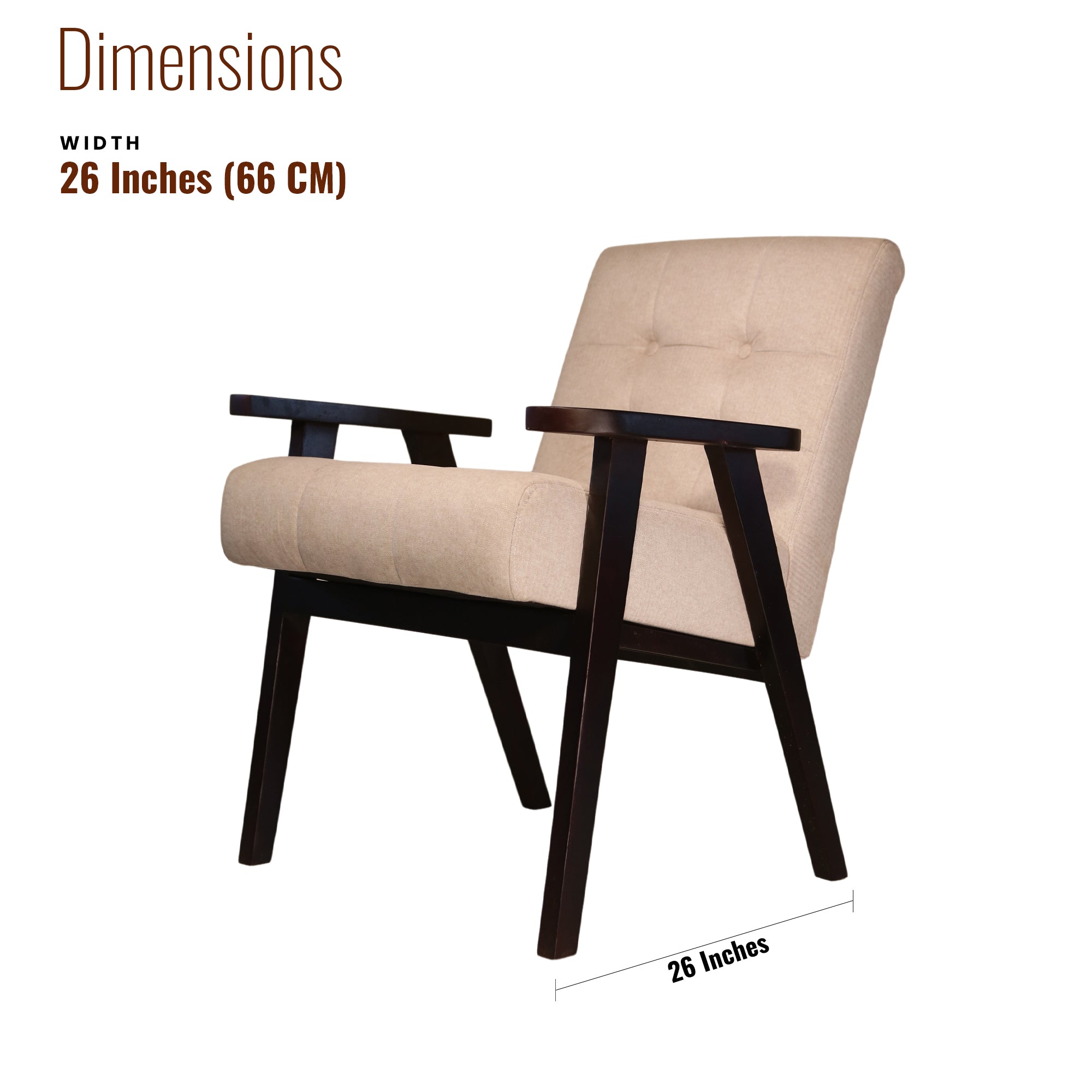 Sasha Solid Wood Accent Chair/ Lounge Chair