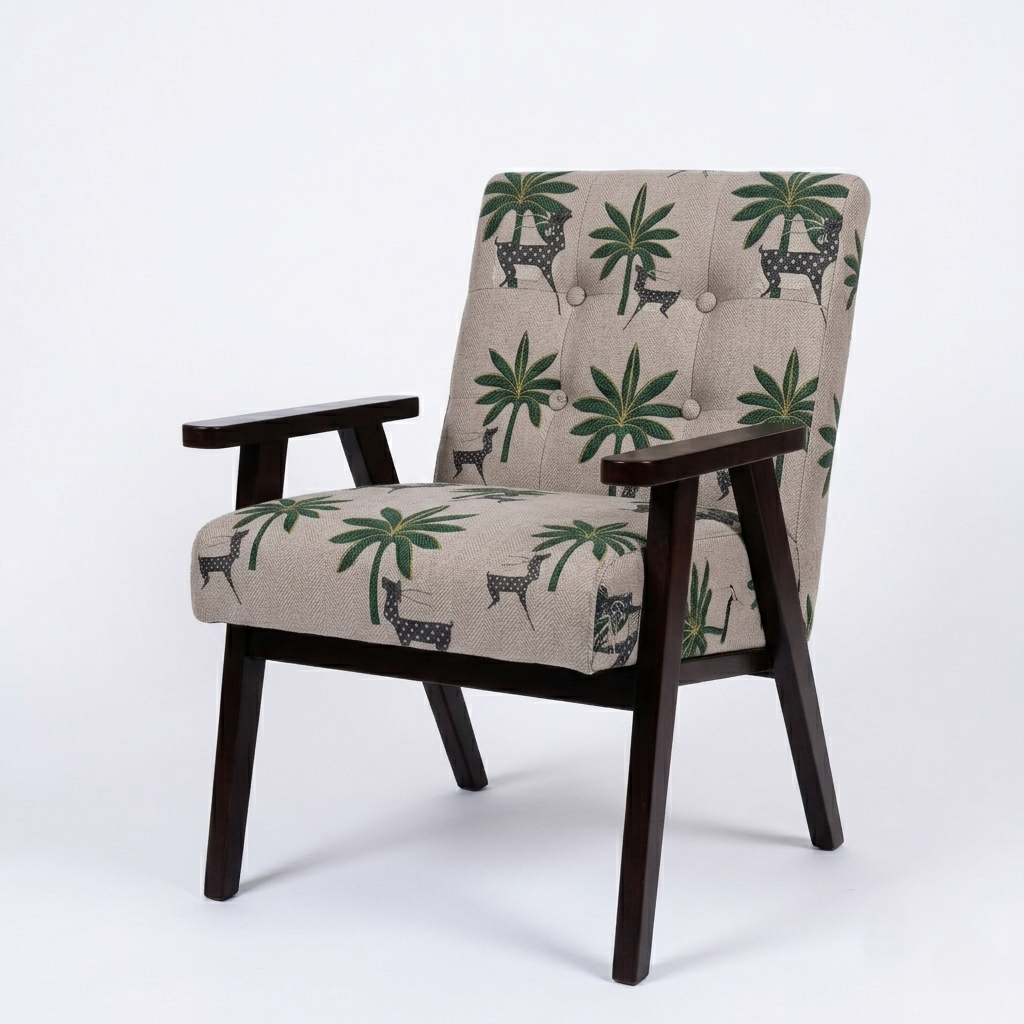 Sasha Solid Wood Accent Chair/ Lounge Chair