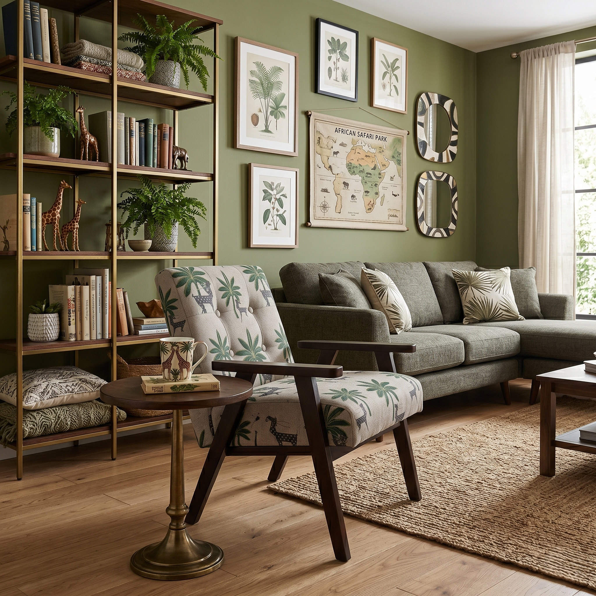 Sasha Solid Wood Accent Chair/ Lounge Chair