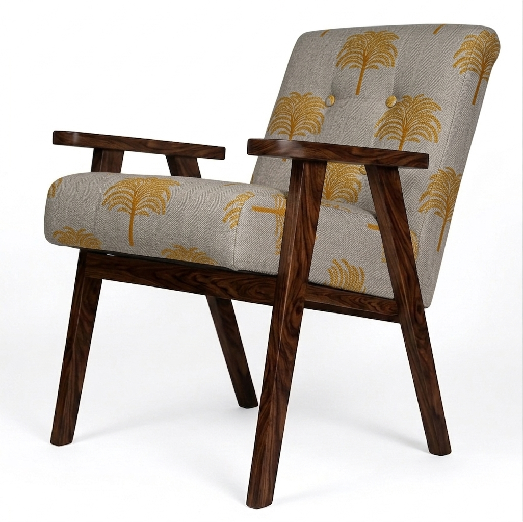 Sasha Solid Wood Accent Chair/ Lounge Chair