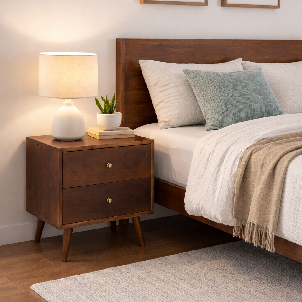 Sidney Solid Wood Bedside table