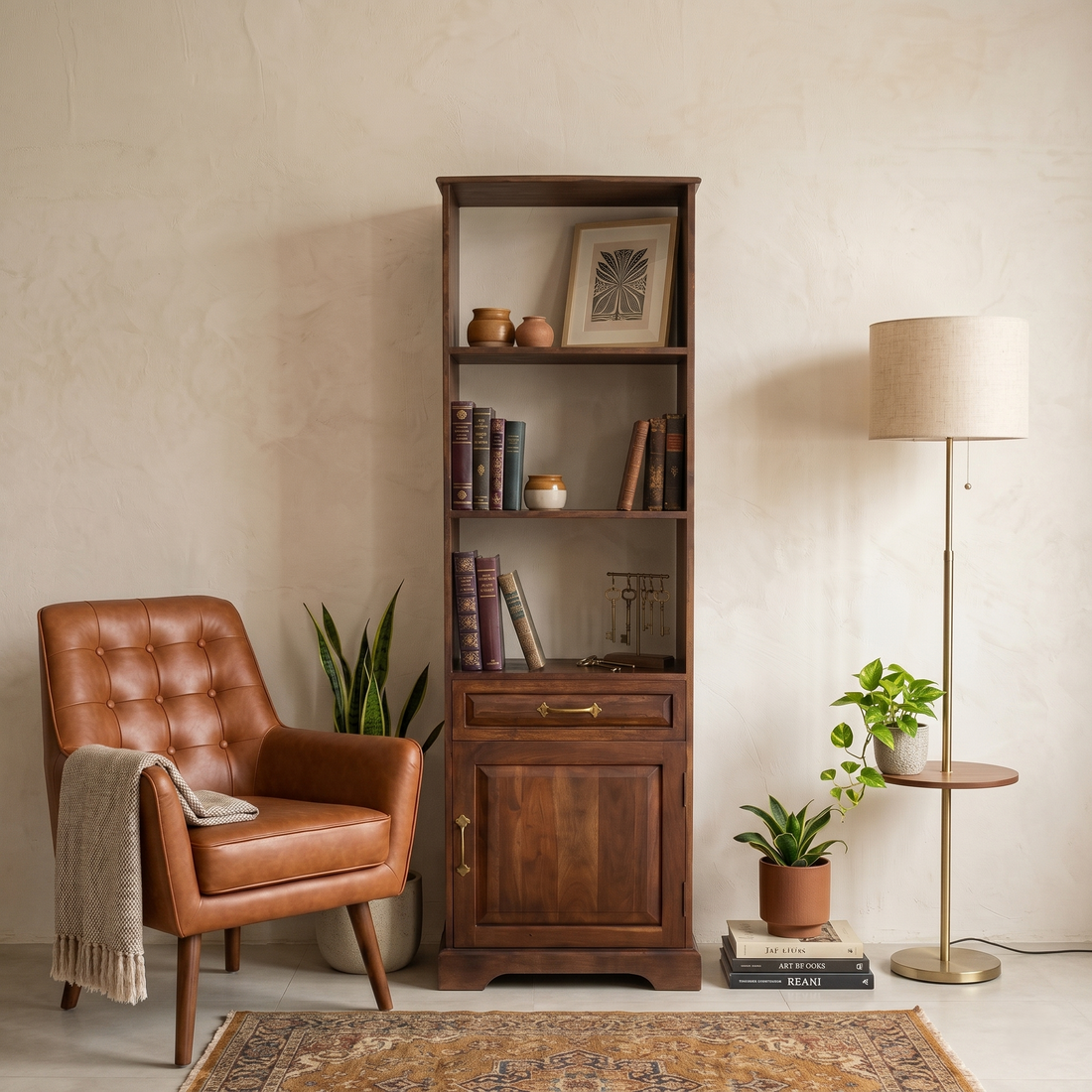Tuscany Solid Wood Bookcase