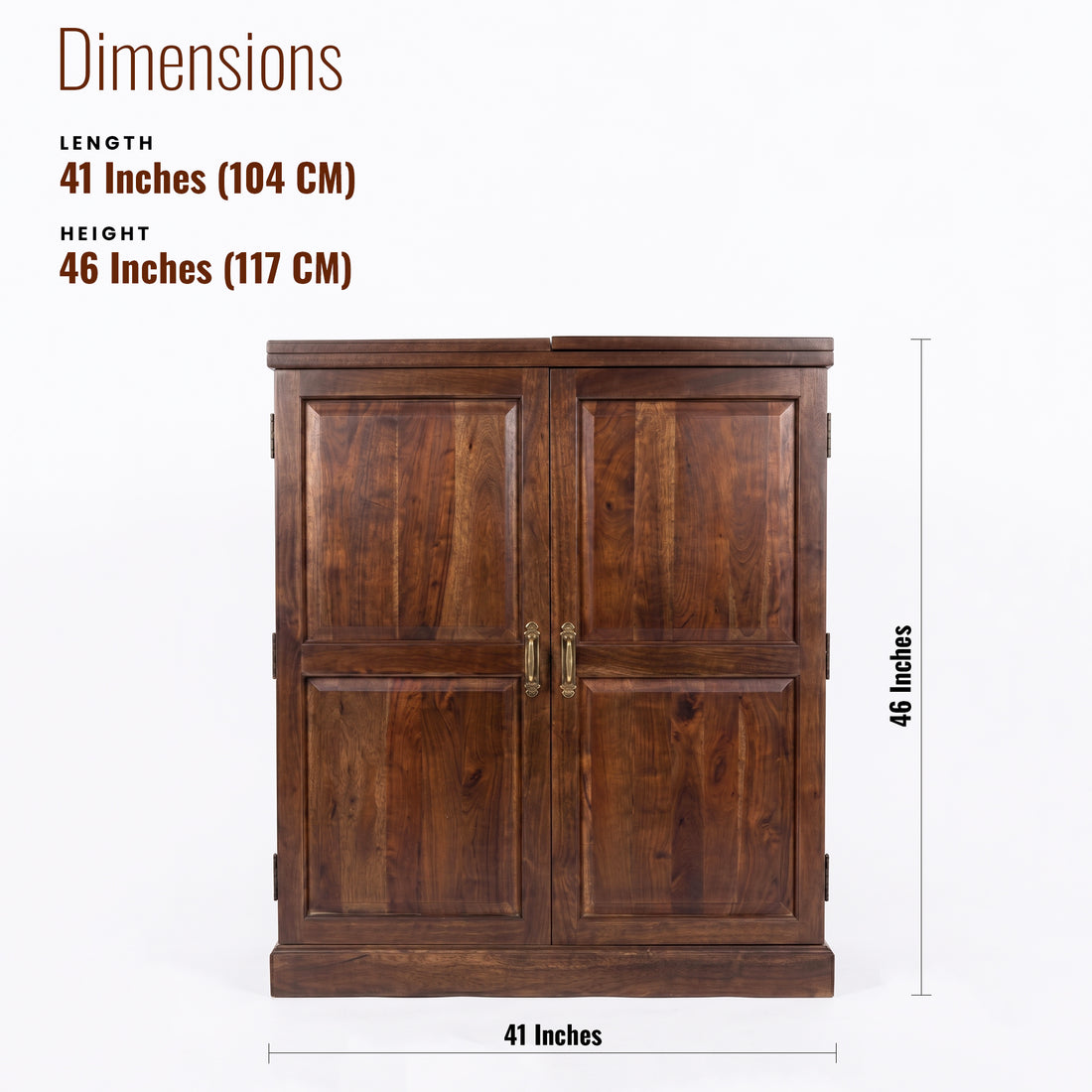 Tuscany Solid Wood Bar Counter/Bar Storage Cabinet