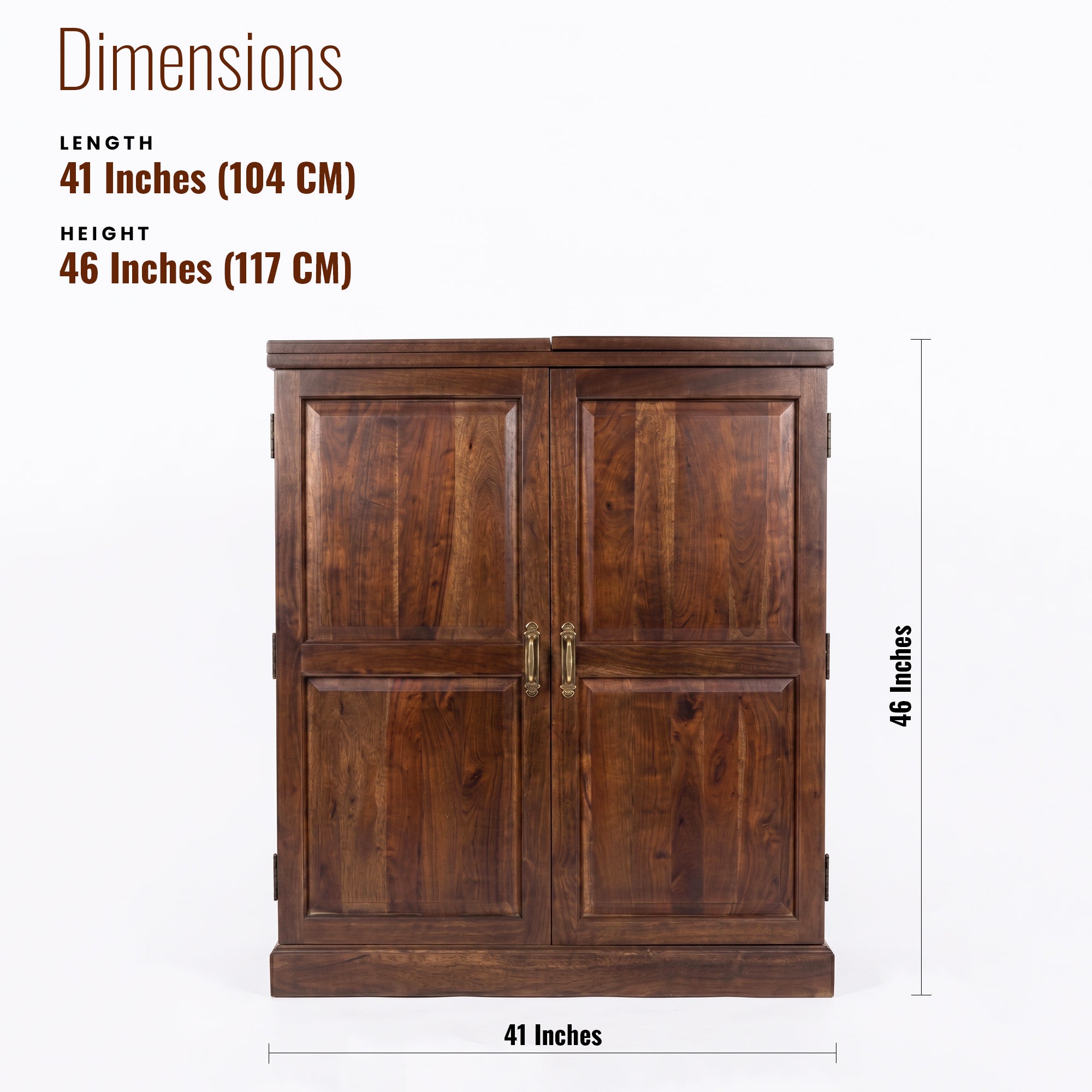 Tuscany Solid Wood Bar Counter/Bar Storage Cabinet
