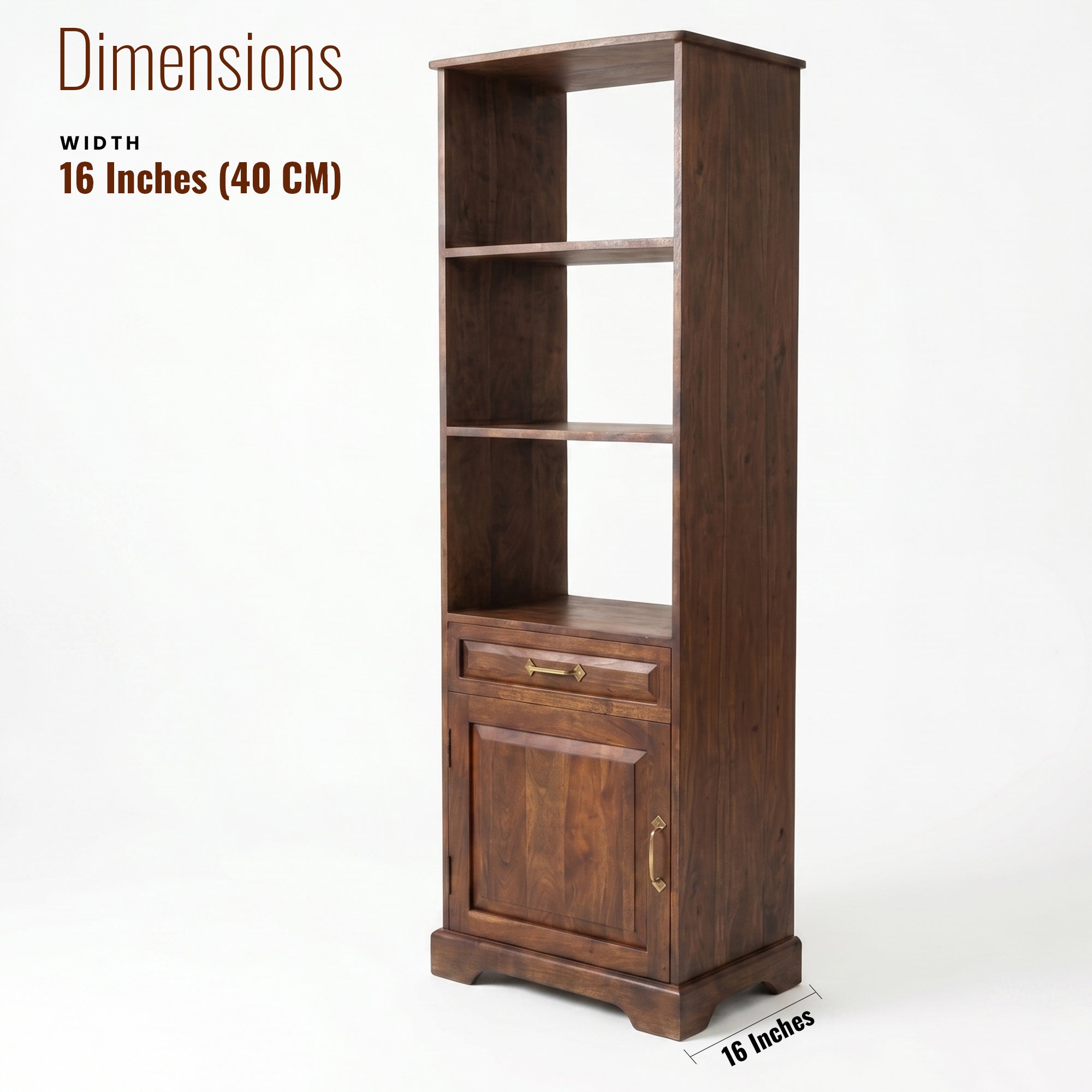 Tuscany Solid Wood Bookcase