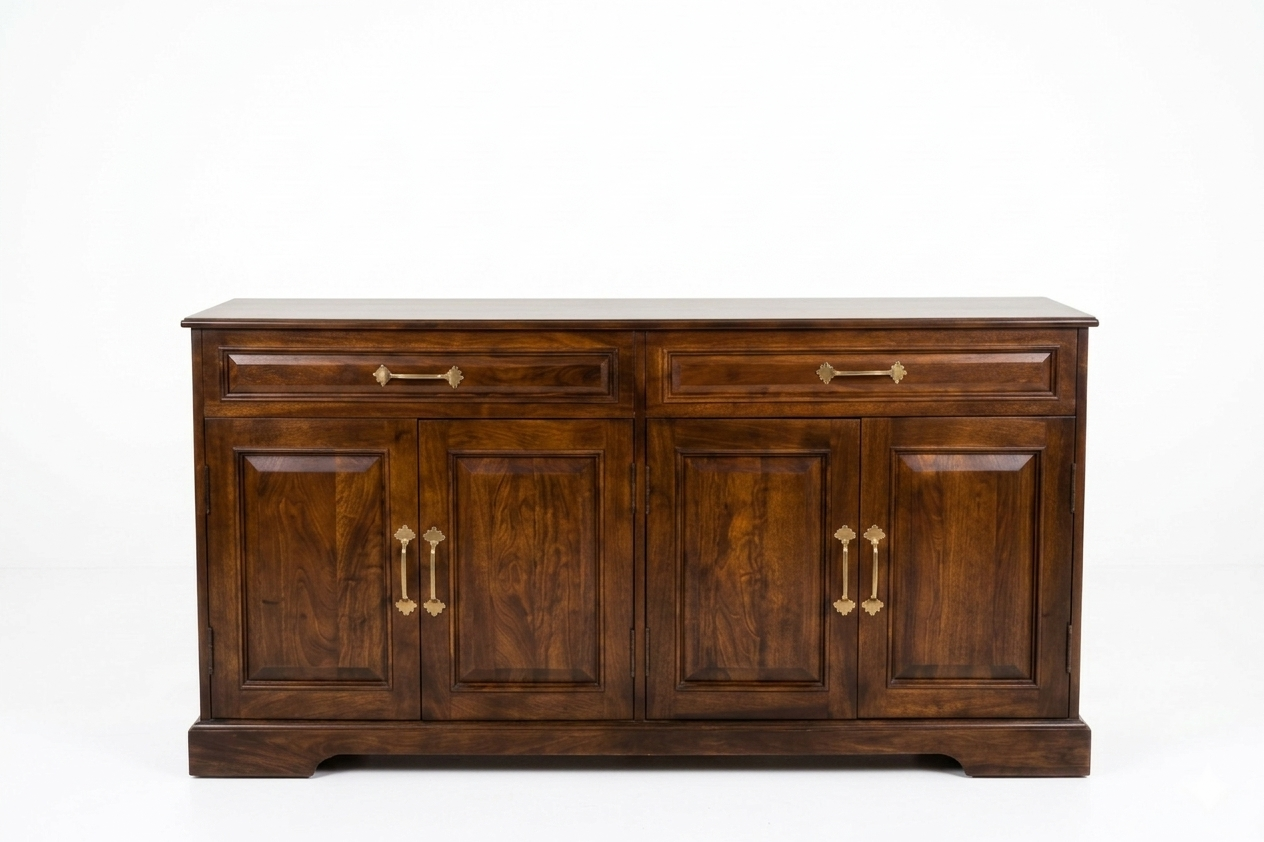 Tuscany Solid Wood Sideboard 4 Door 2 Drawer
