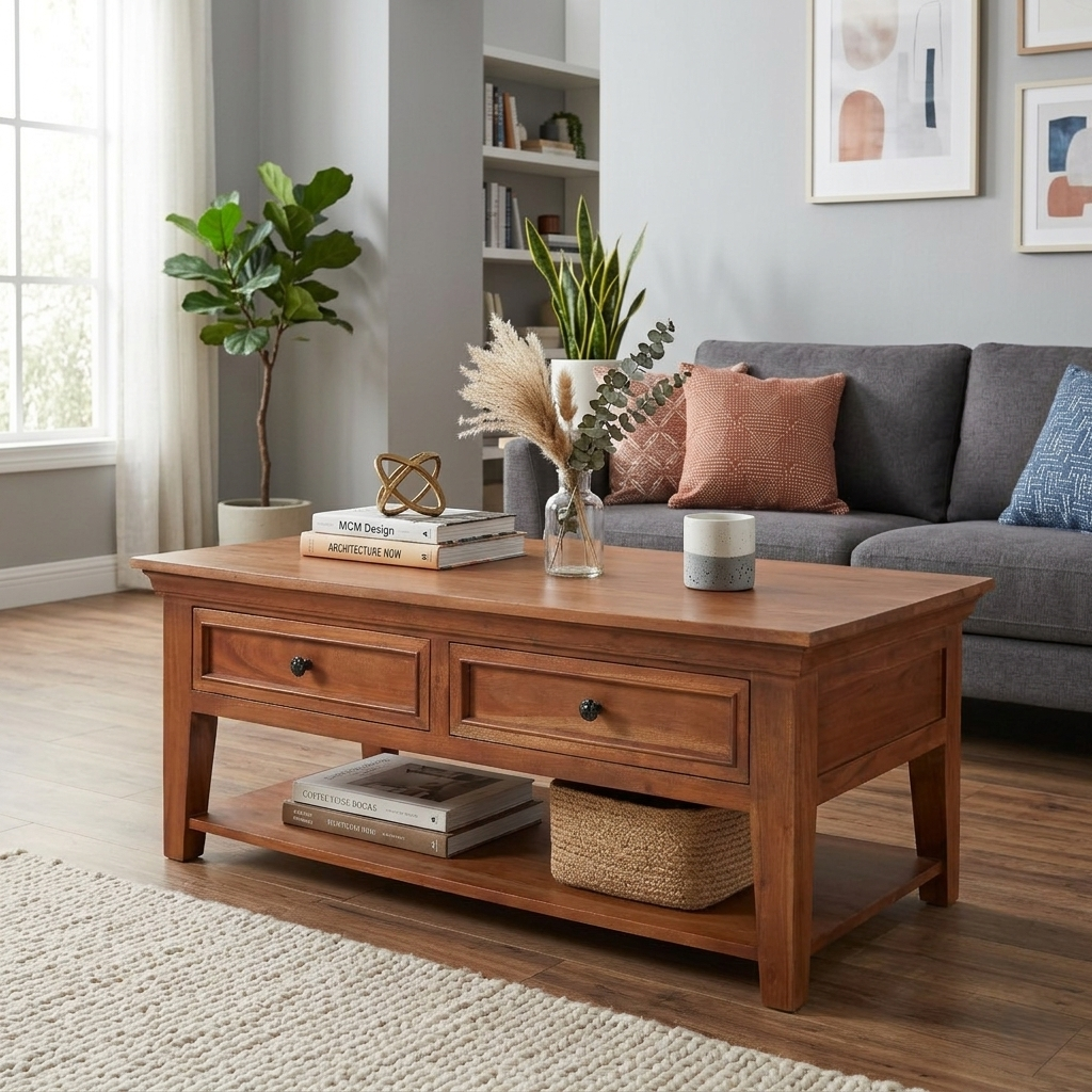 Venice Solid Wood Center table/ Coffee table