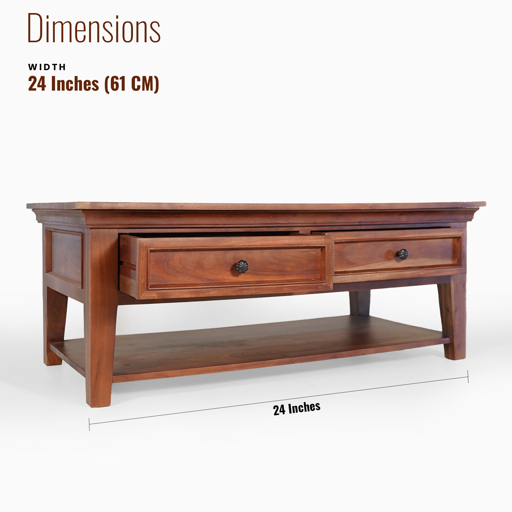 Venice Solid Wood Center table/ Coffee table